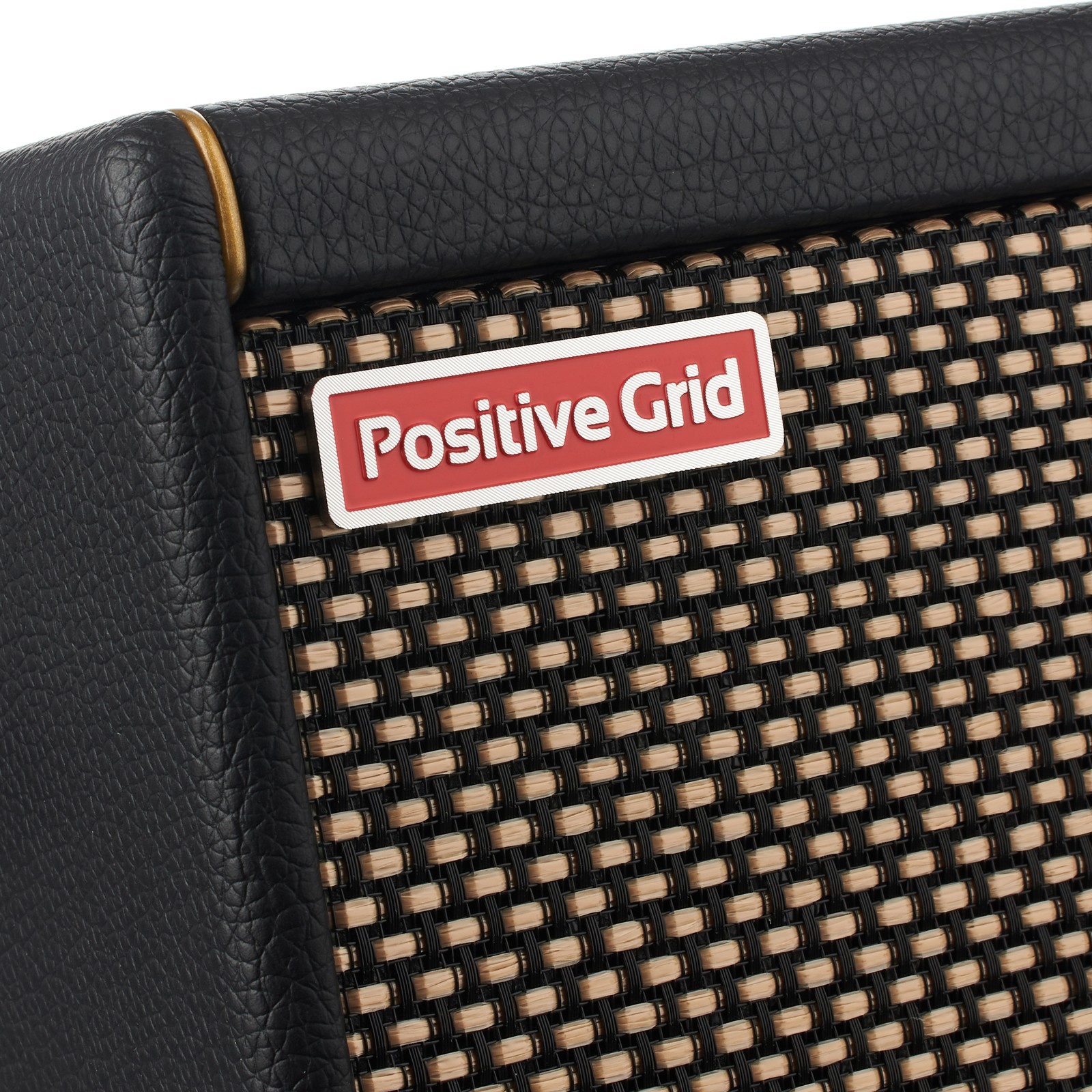 Positive Grid Spark Mini BK front cover with manufacturer's logo