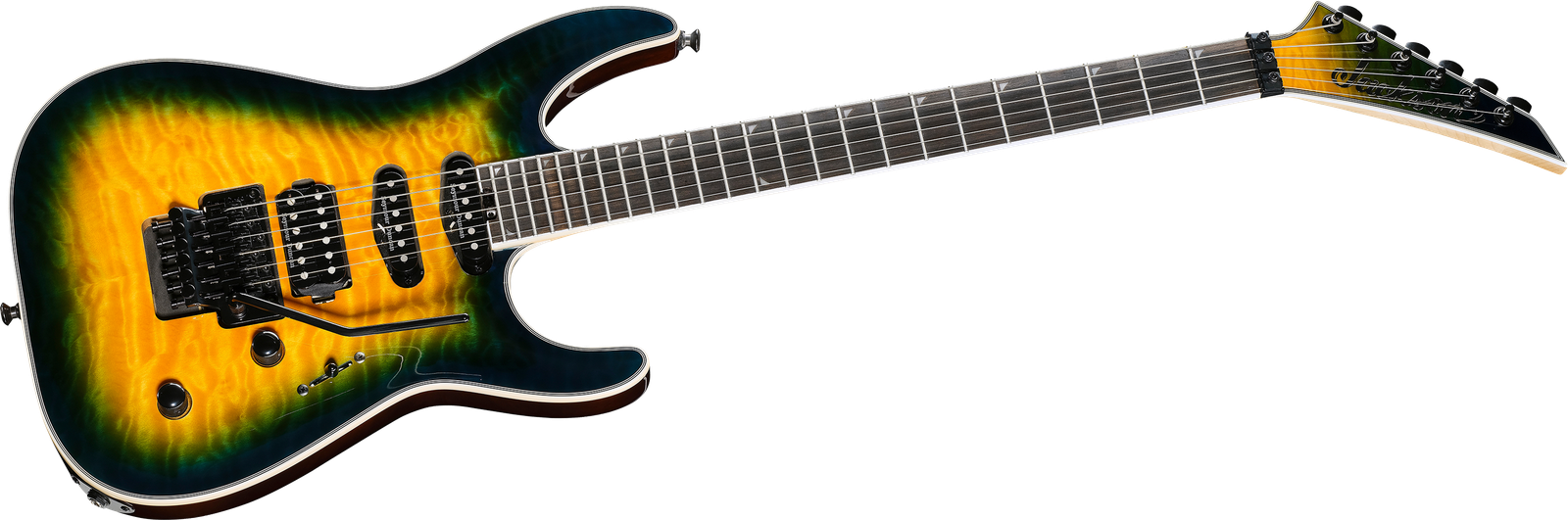 E-Gitarre Jackson Pro Plus Soloist SLA3Q ABB Frontansicht