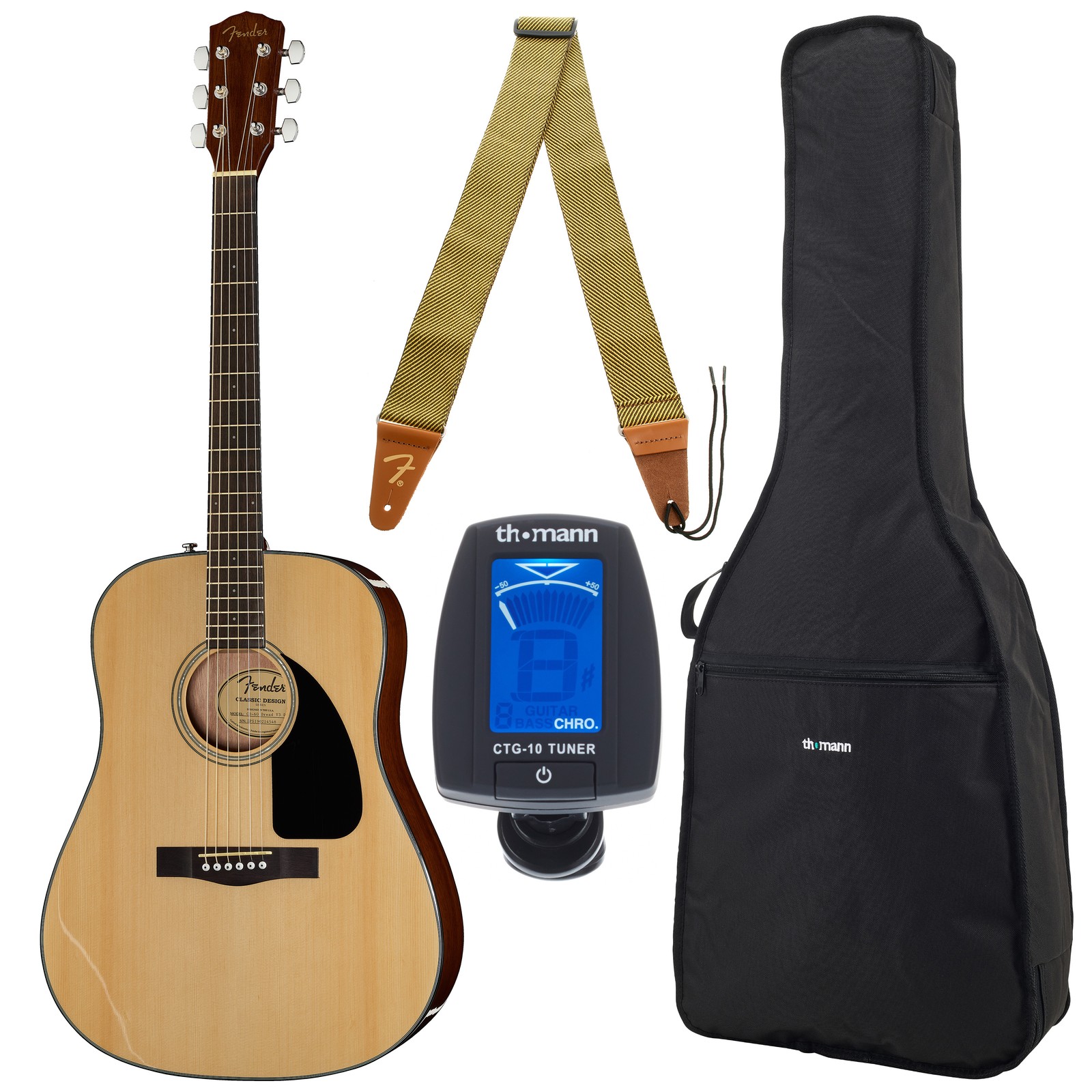 Fender CD-60 NA Bundle