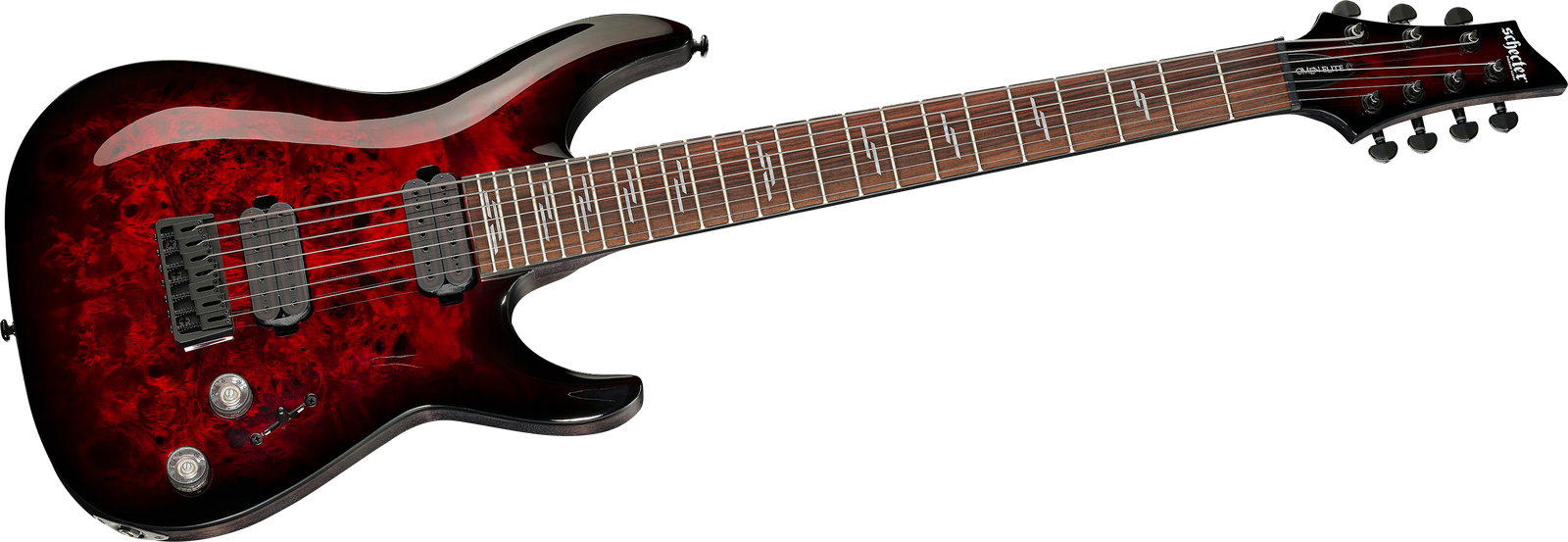 Schecter Omen Elite-7 Black Ch Burst E-Gitarre