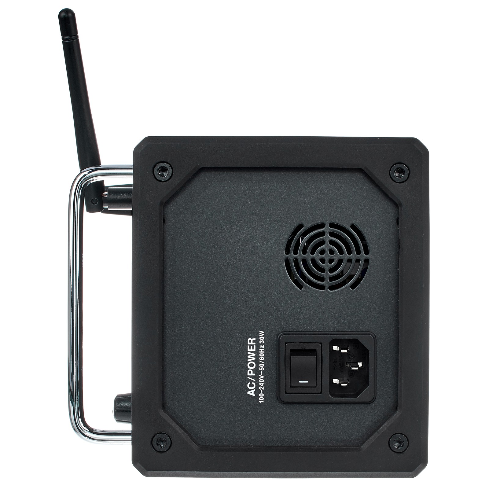 Side view of Midas MR 18 18-Input Digital Mixer for iPad / Android Tablets
