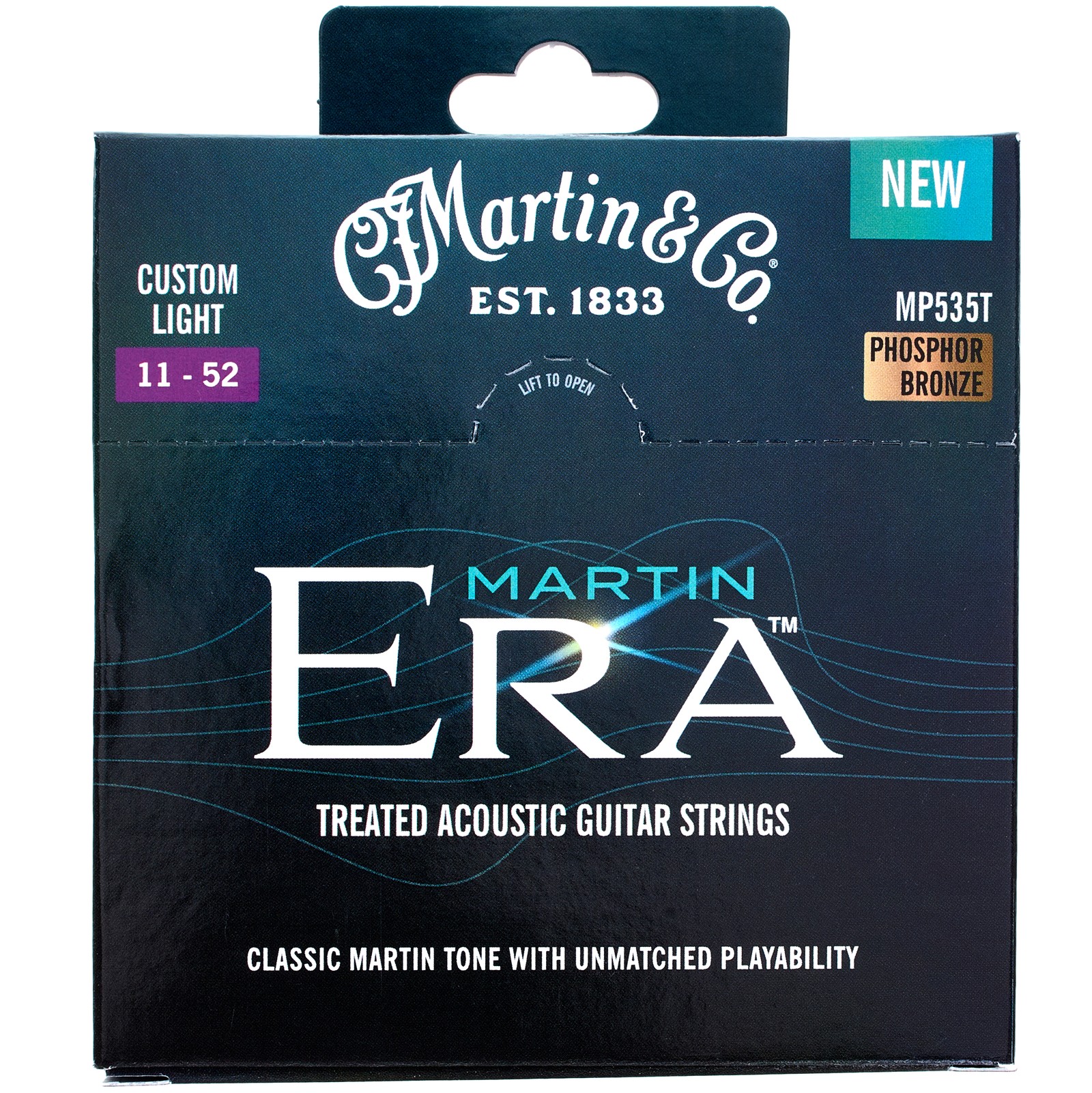 Verpackung vom Martin Guitar ERA Custom Light MP353T Saitensatz für Westerngitarre