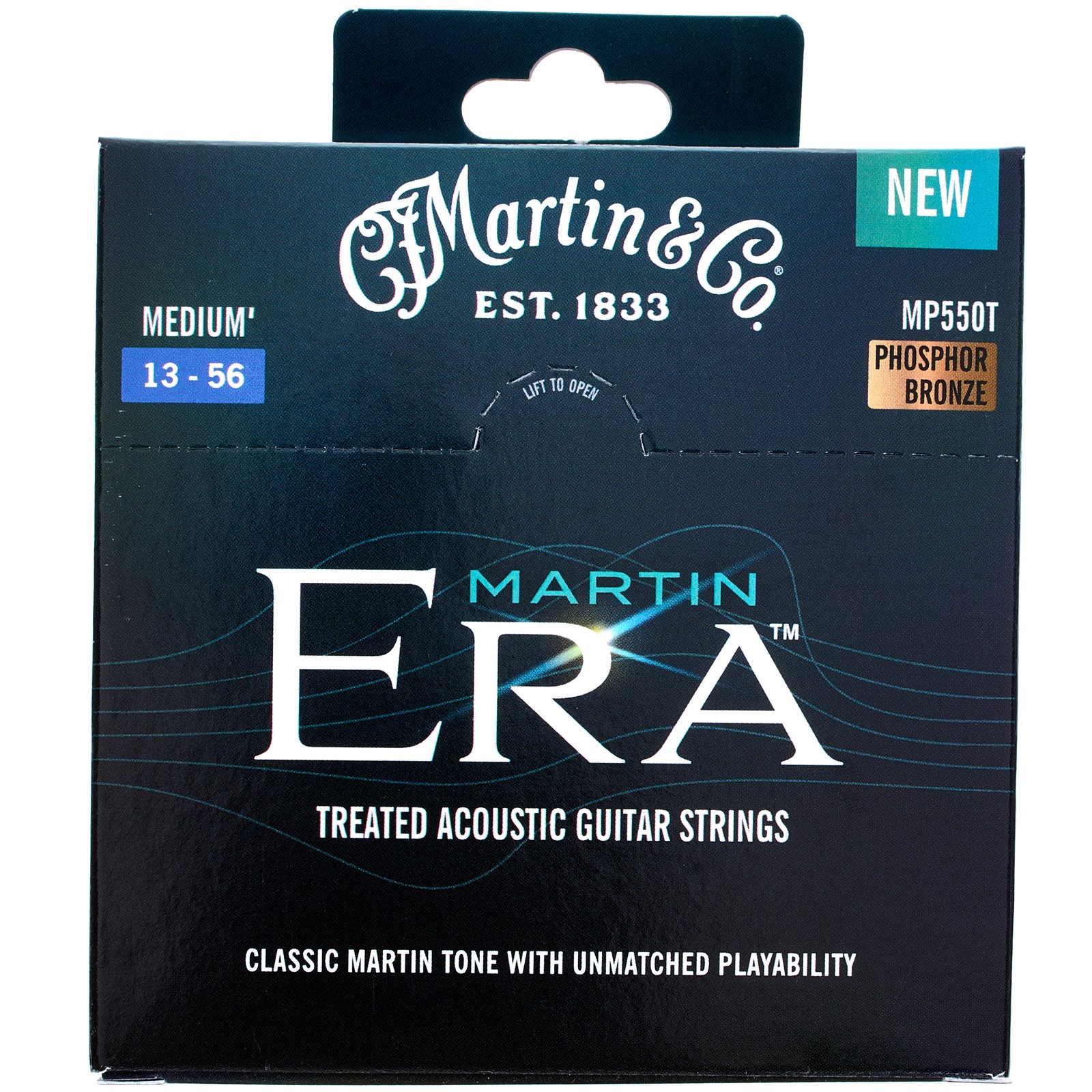 Verpackung vom Martin Guitar ERA Medium MP550T Saitensatz für Westerngitarre