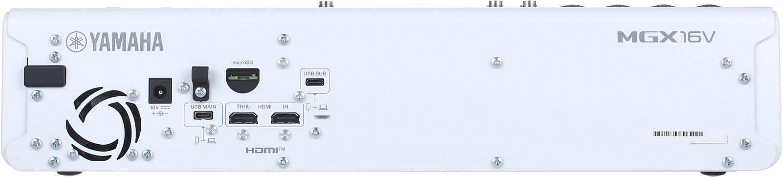 Yamaha MGX16V White, AV HDMI digital mixer