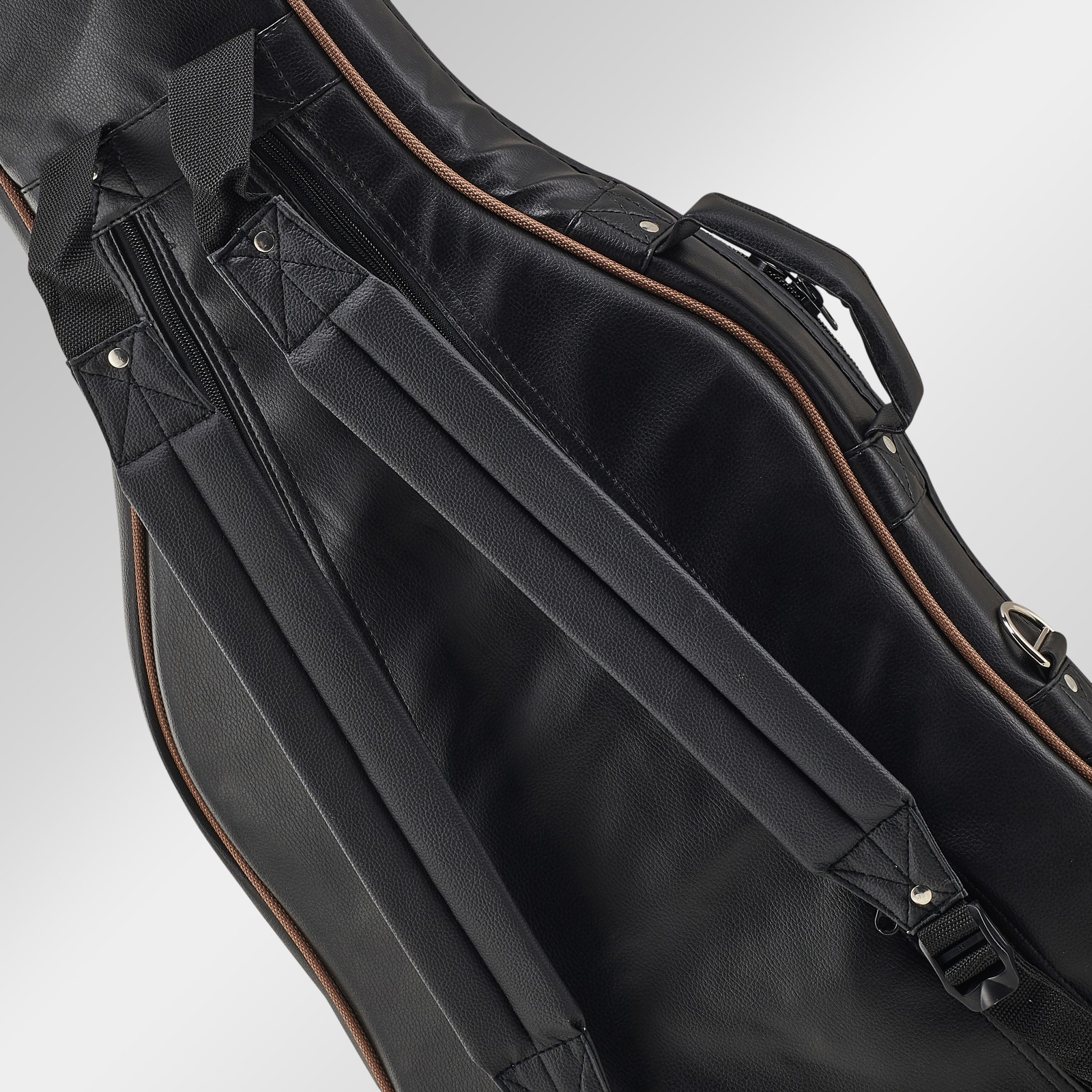 Rucksackgurte des Thomann Gigbag für E-Gitarren Premium braun 
