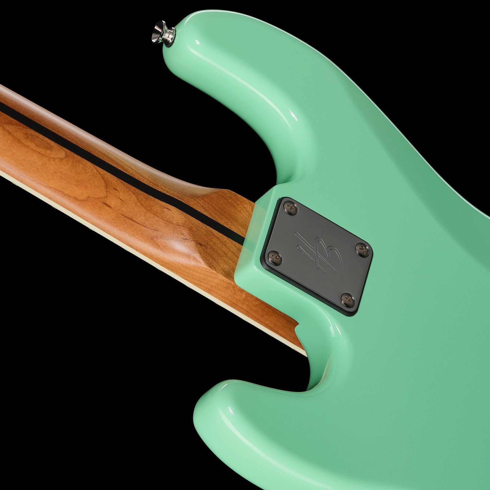 Harley Benton MV-4P Seafoam Green, Rückseite