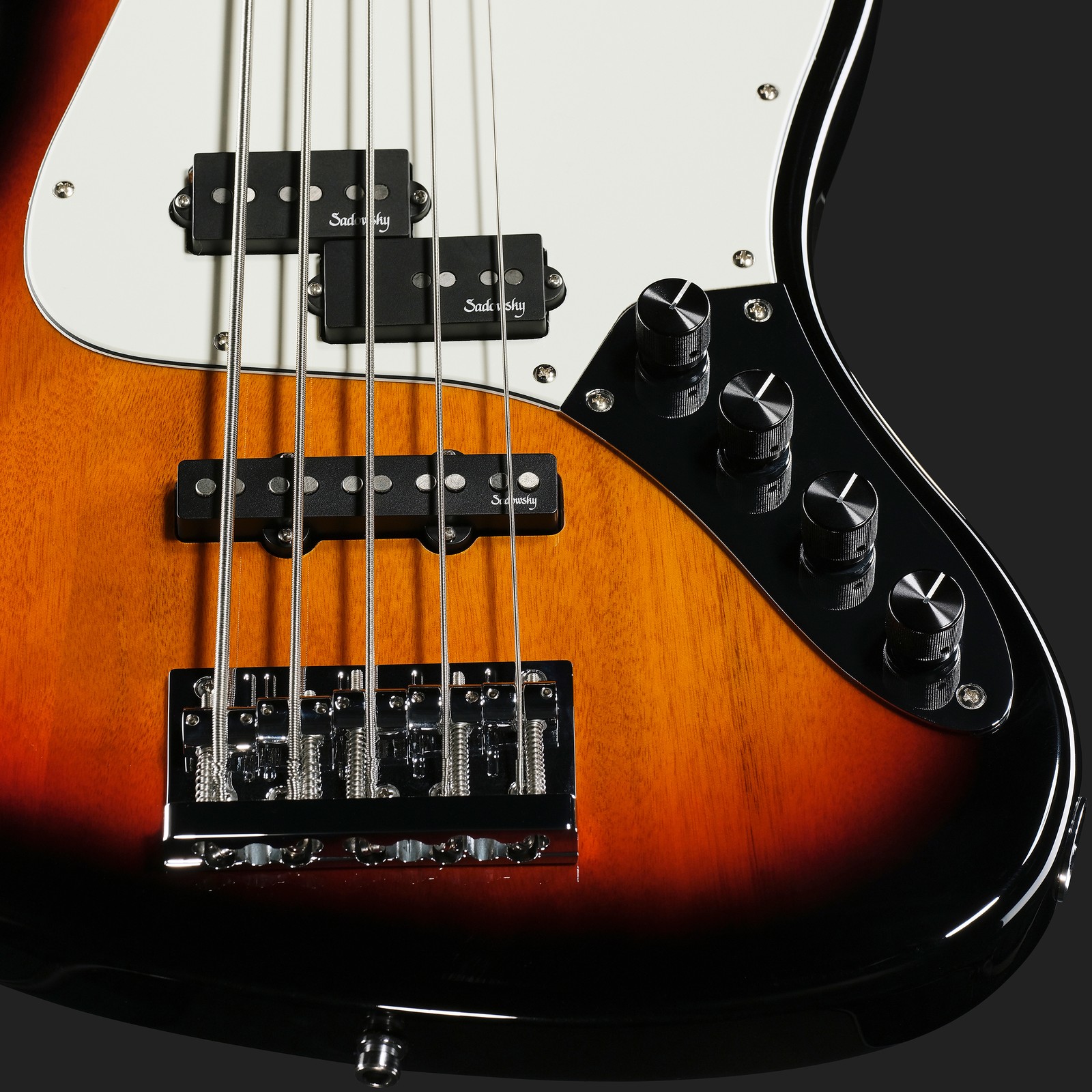 Sadowsky MetroExp 21 Hyb PJ 5 RM TSB, five-string bass guitar, top