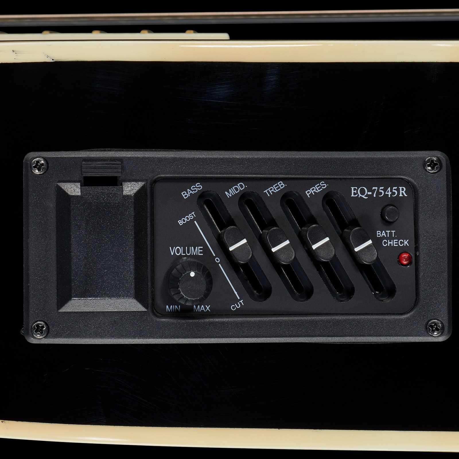 Preamp, Harley Benton CG200CE-BK
