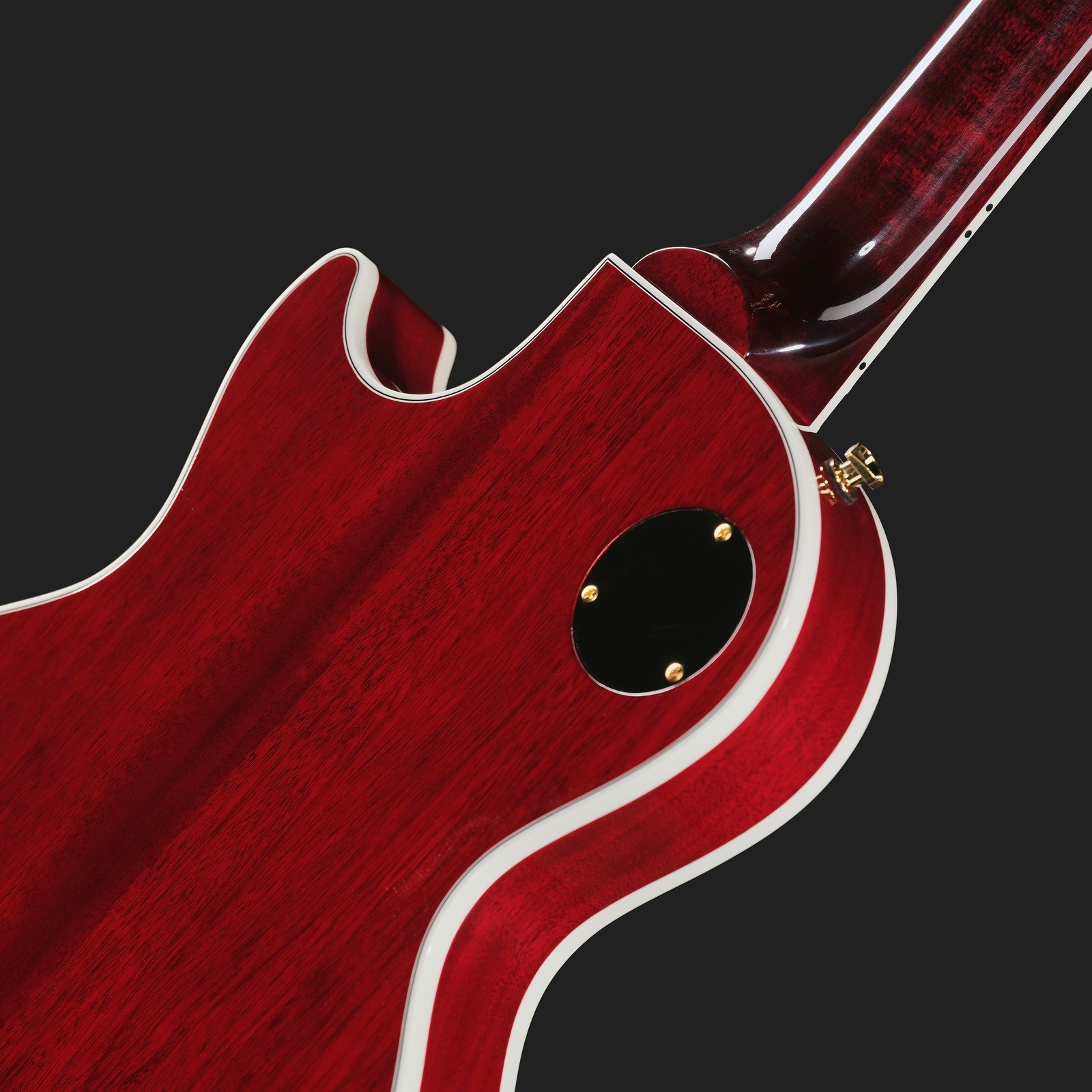 Rückseite der Gibson Les Paul Custom 70s Wine Red