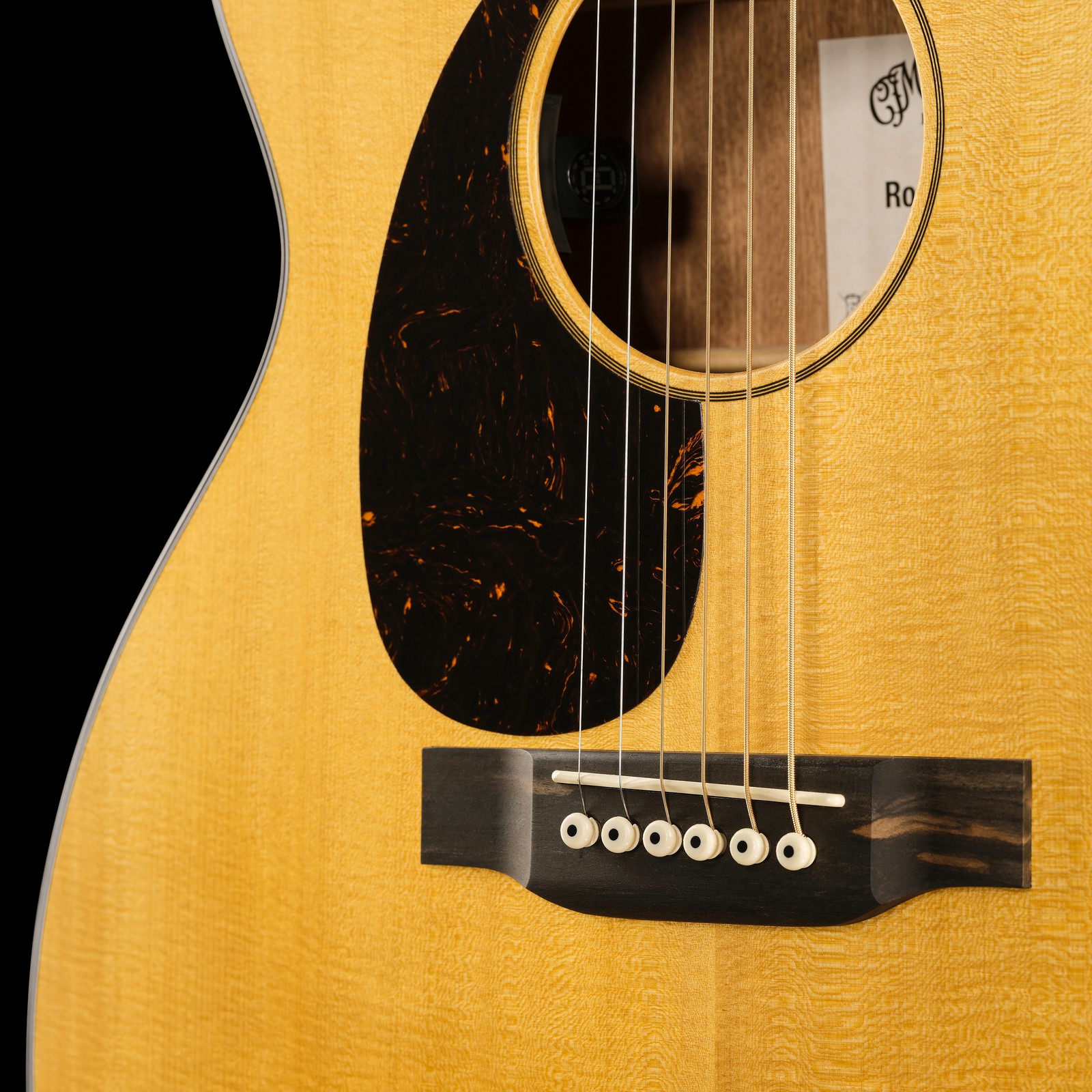 Martin Guitar 000-10E Retro Nat LH, Fichtendecke der Westerngitarre
