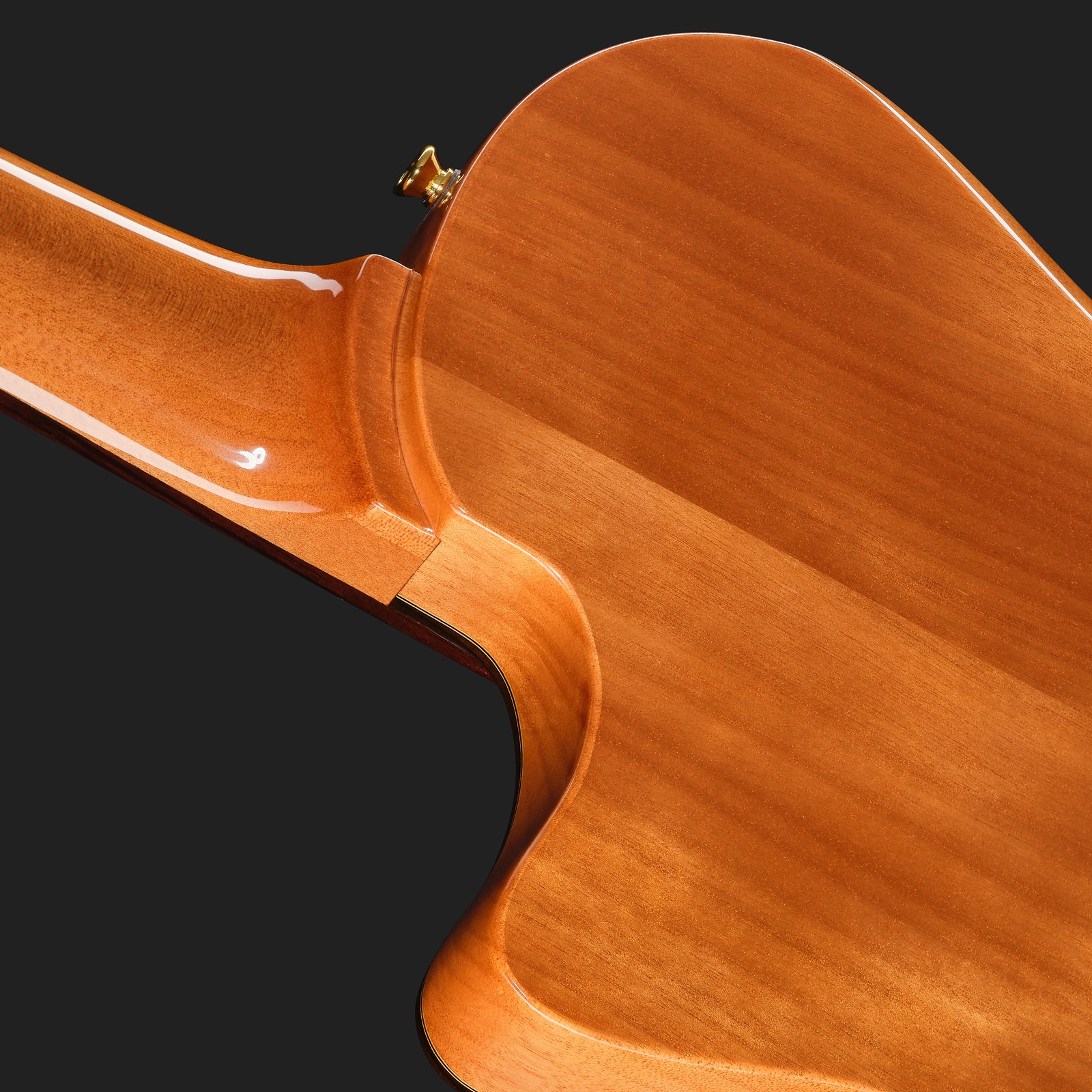 Neck joint of the Cordoba Stage Guitar Traditional CD Thinline Acoustic Guitar with Pickup