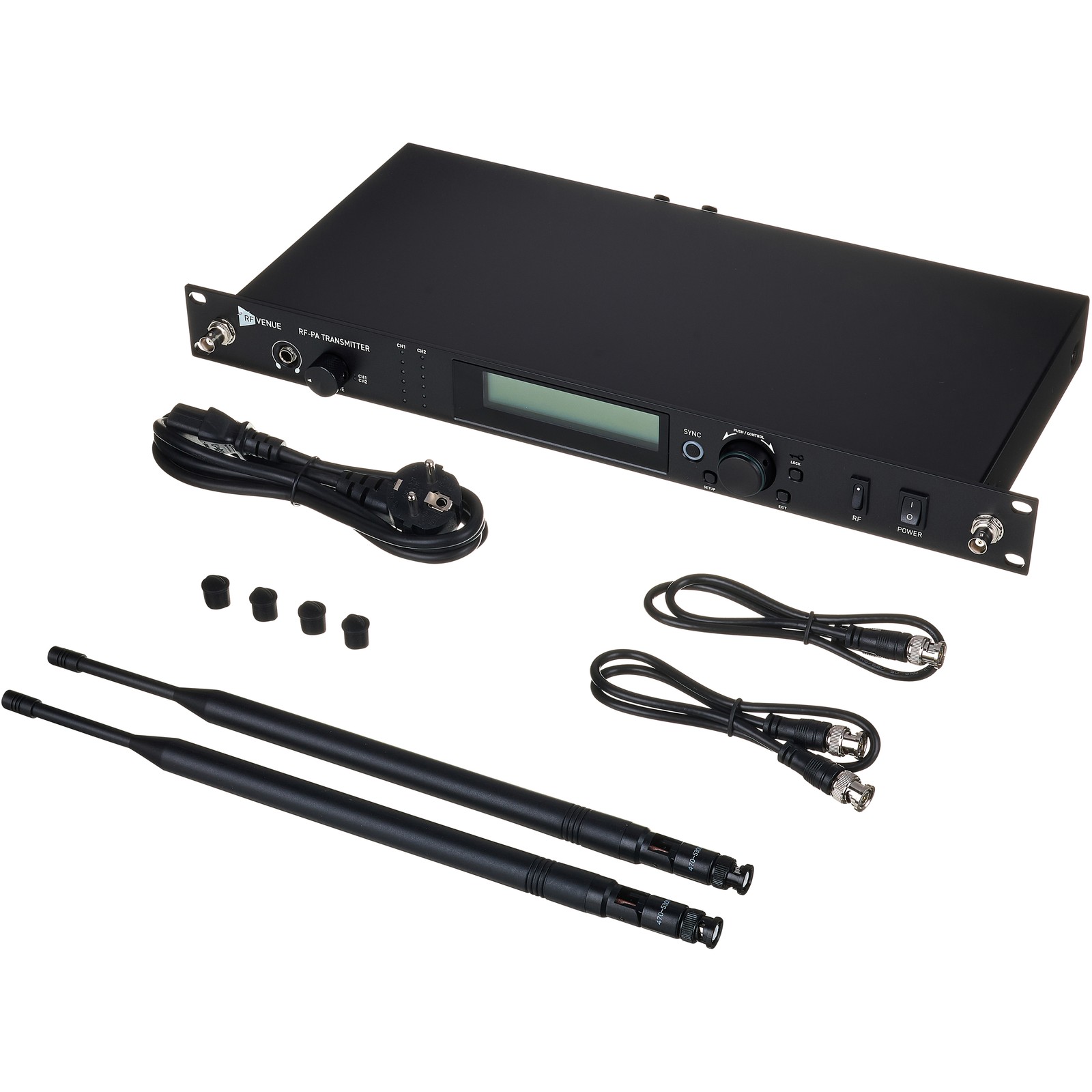 RF Venue RF-PA Transmitter with accessories