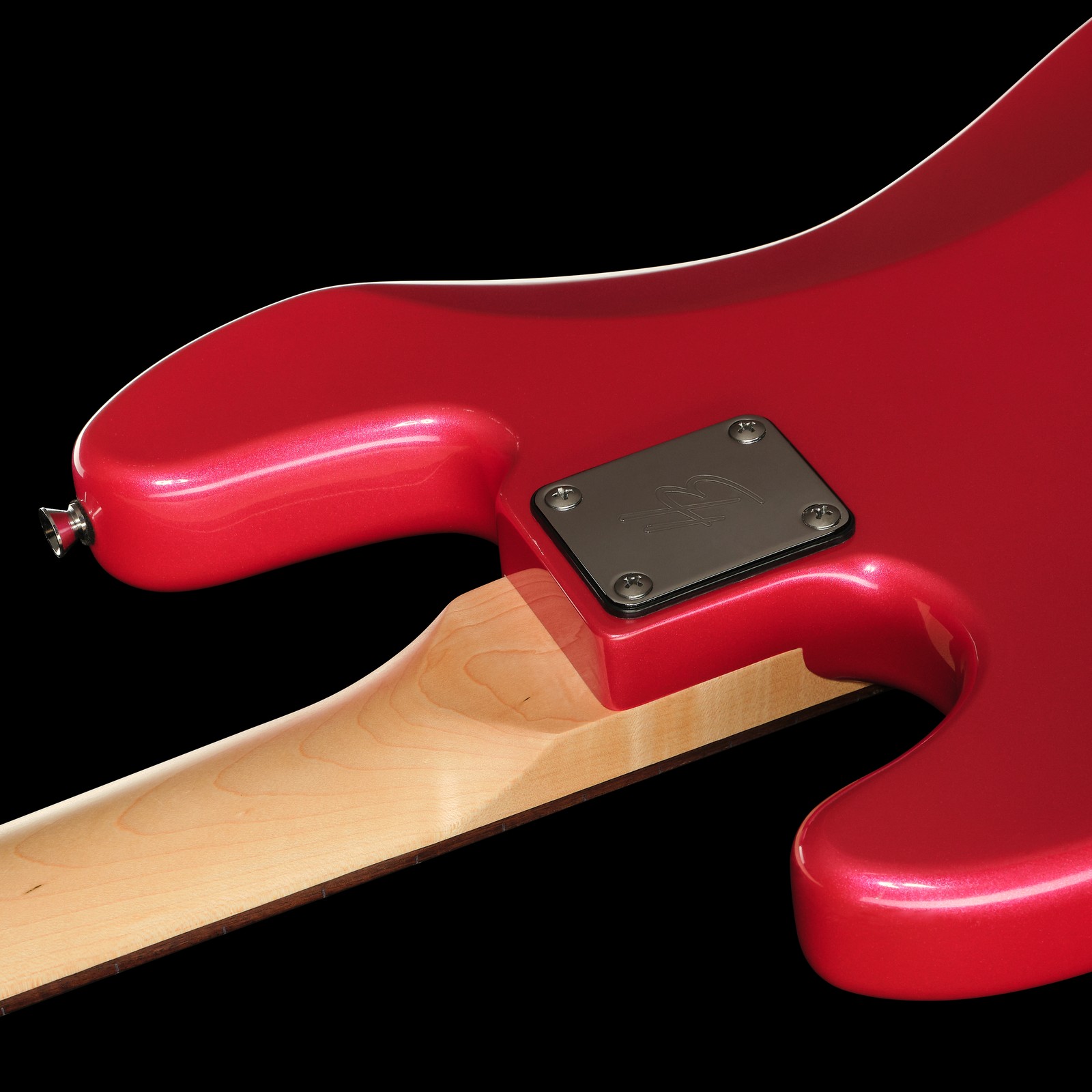 Halsübergang des Harley Benton JB-20 CA Standard Series E-Bass