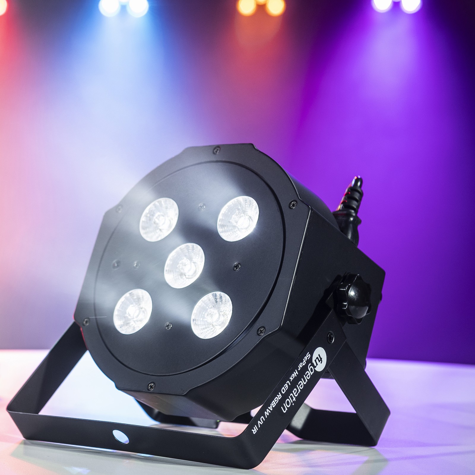 Fun Generation SePar Hex LED RGBAW UV IR, Lichtbeispiel