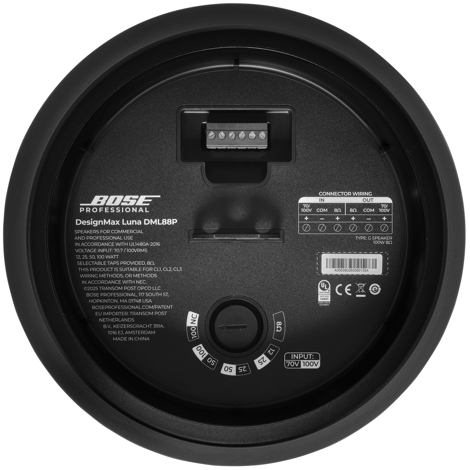 Bose Professional Luna DML88P BLK Detail Logo