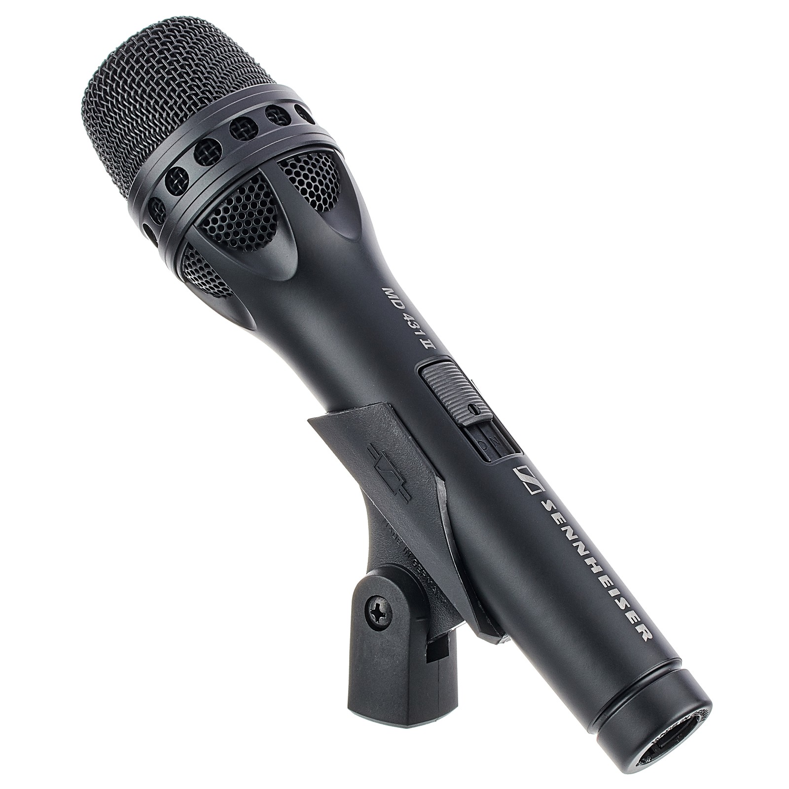 Sennheiser vocal microphone with holder