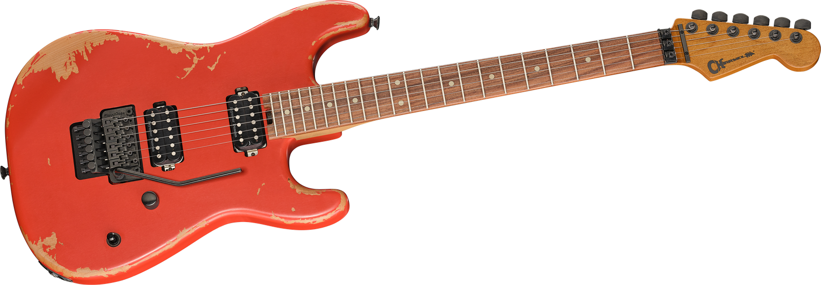 Relic E-Gitarre Charvel Pro Mod REL SRS SD1 HH WOR Frontansicht