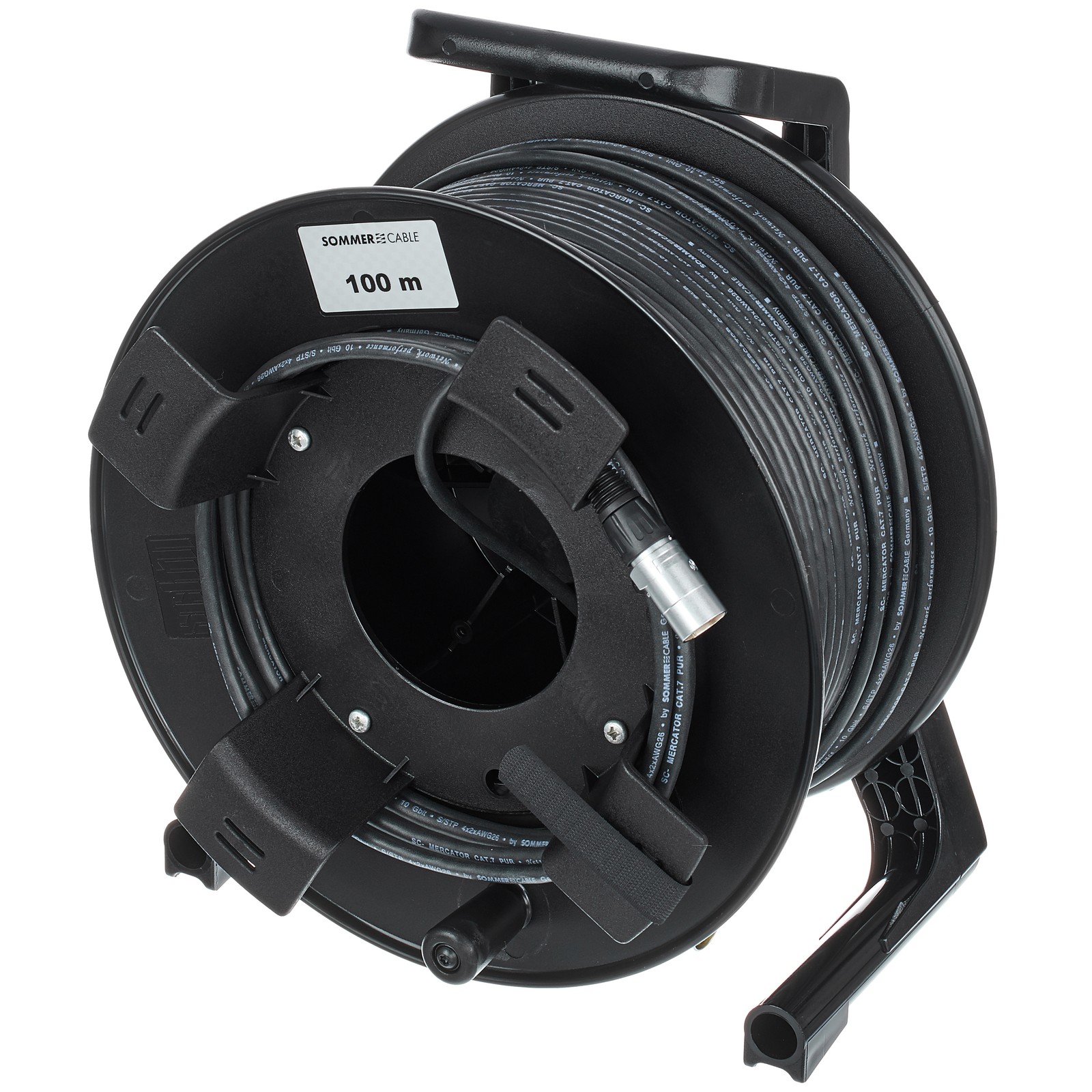 Sommer Cable CAT7 PUR Black Kabeltrommel