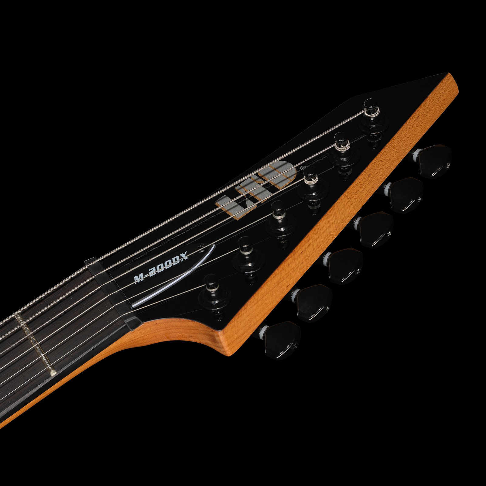 Kopfplatte der ESP LTD M-200DX NT BLB E-Gitarre