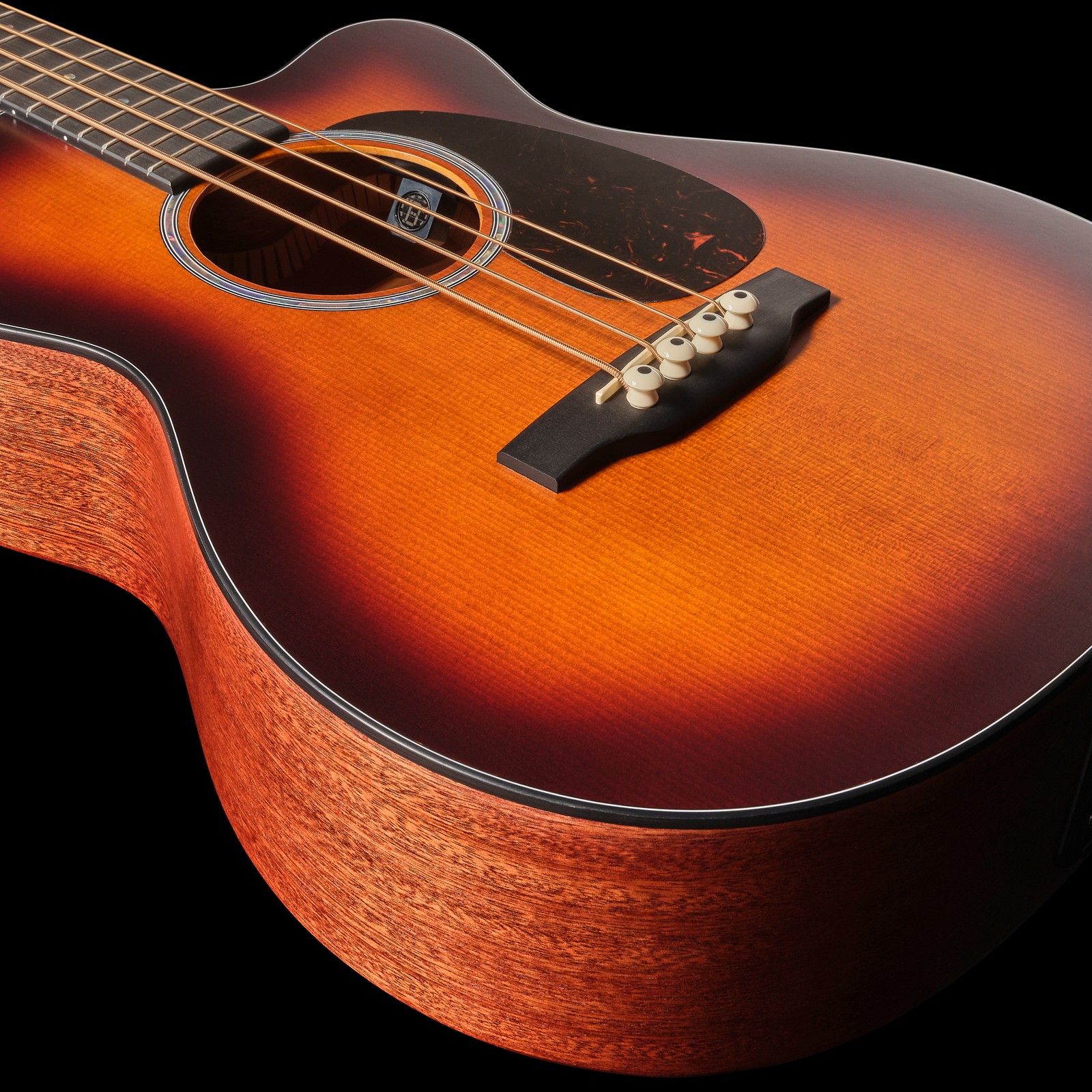 Top of the Martin Guitar 000C Jr E Bass Burst