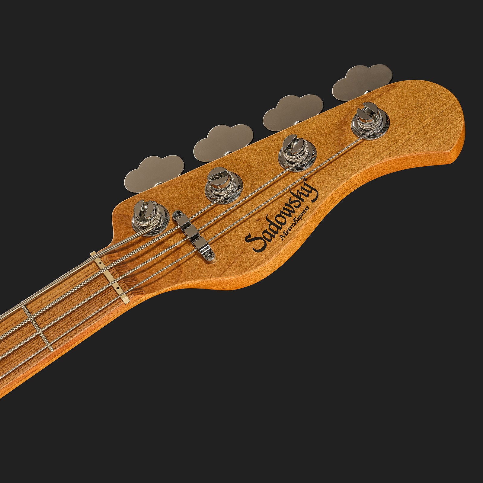 Sadowsky MetroExpress 21 Vintage MJ4 Morado TSB, electric bass guitar, headstock