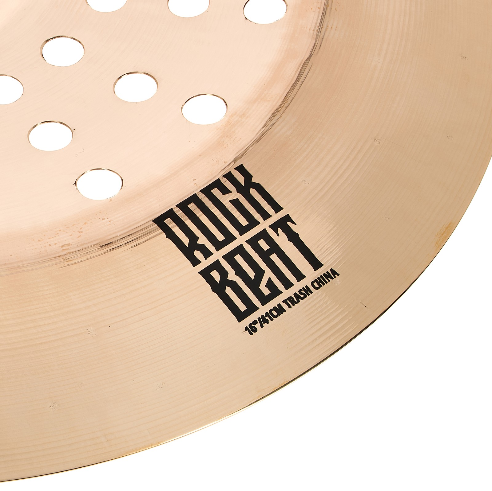 Detail of Zultan Rock Beat 16" Trash China
