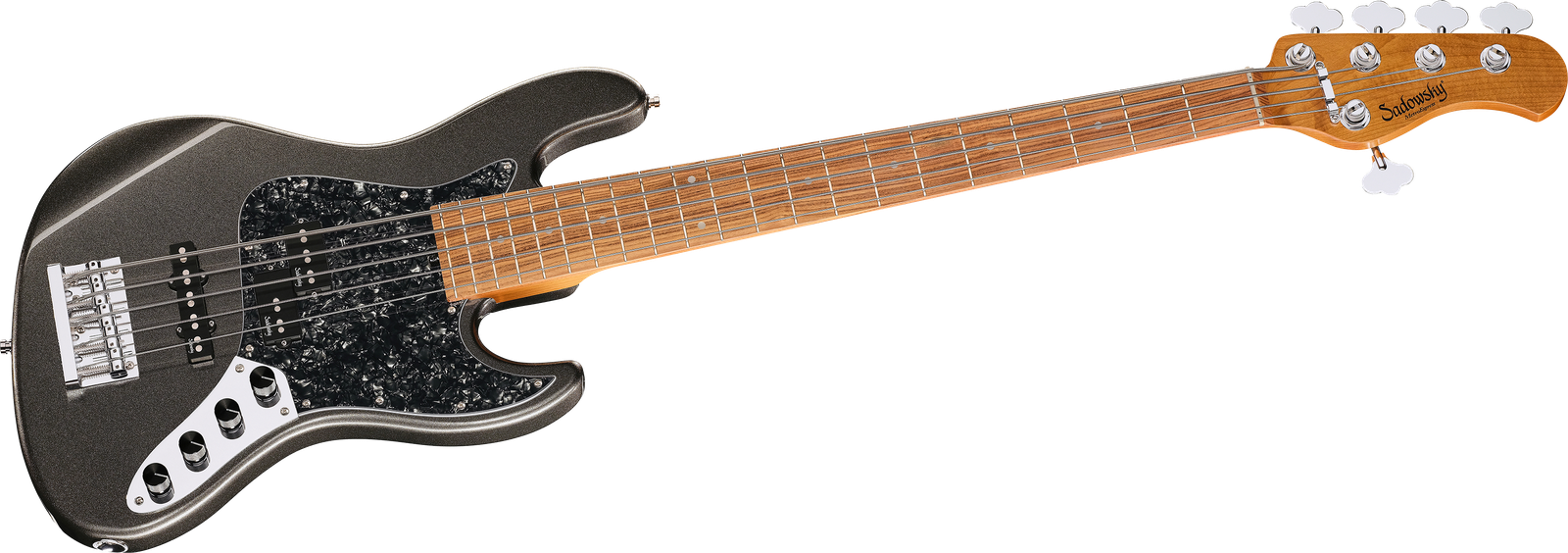 Sadowsky MetroExp 21 HybPJ 5 Morado SIL, five-string bass guitar