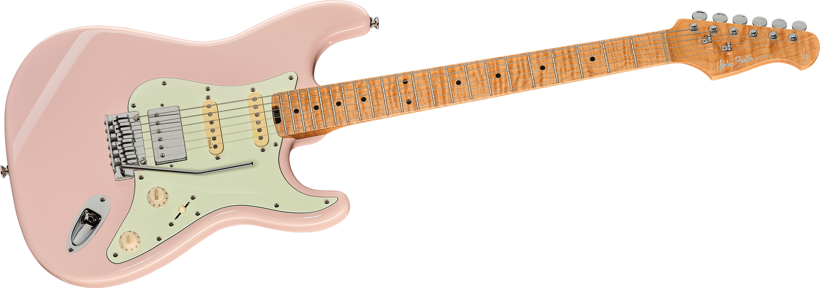 E-Gitarre Harley Benton ST-Modern Plus MN HSS SP Frontansicht