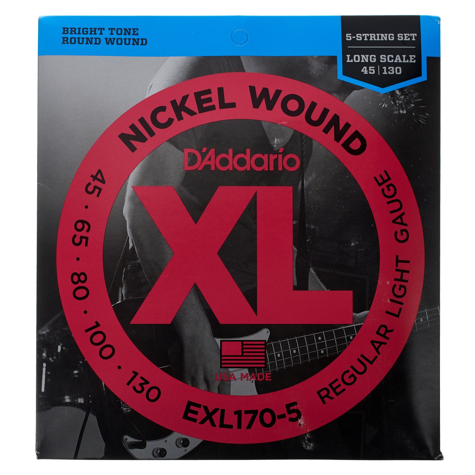 Daddario EXL170-5 Saitensatz für E-Bass