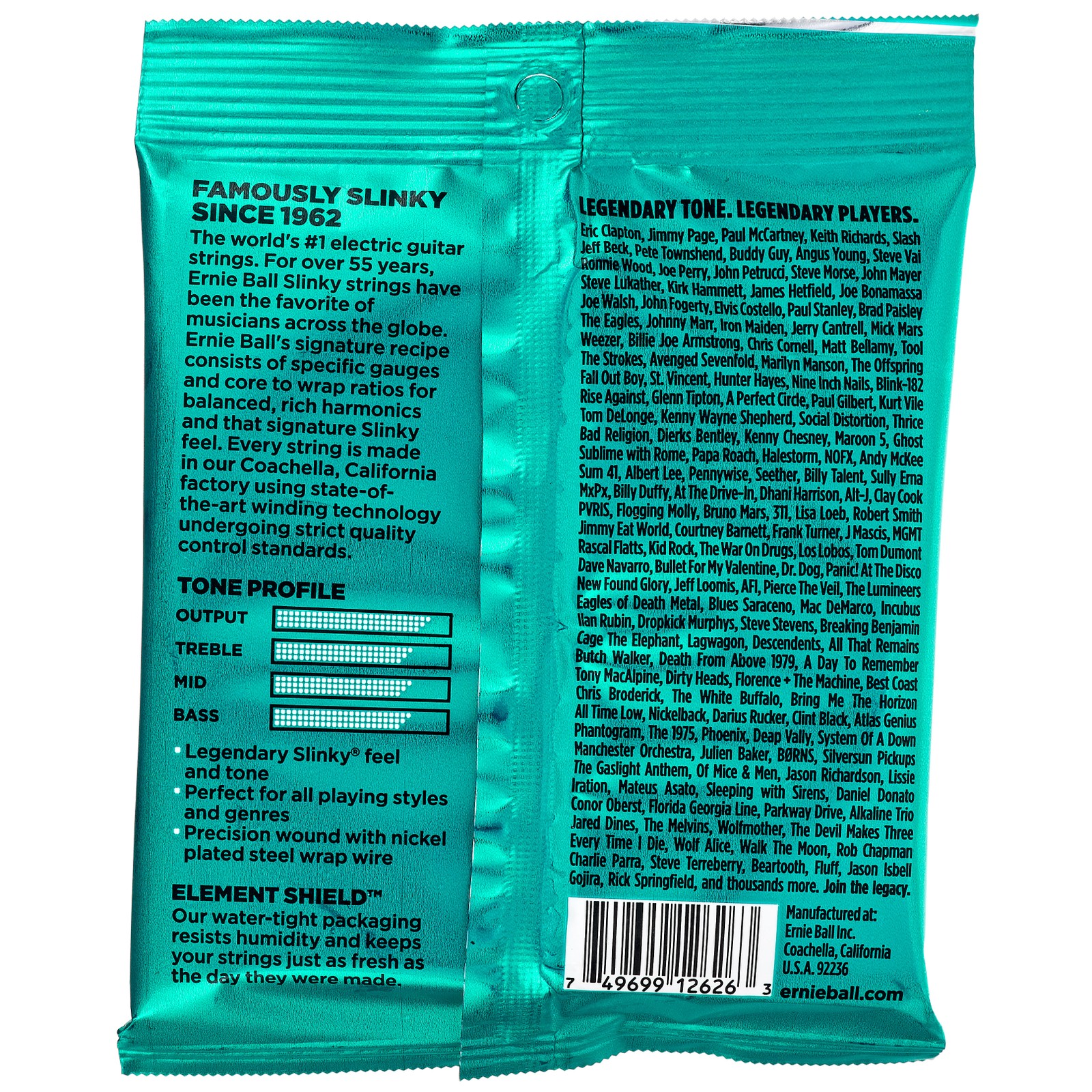 Ernie Ball 2626 String Set for Electric Guitars