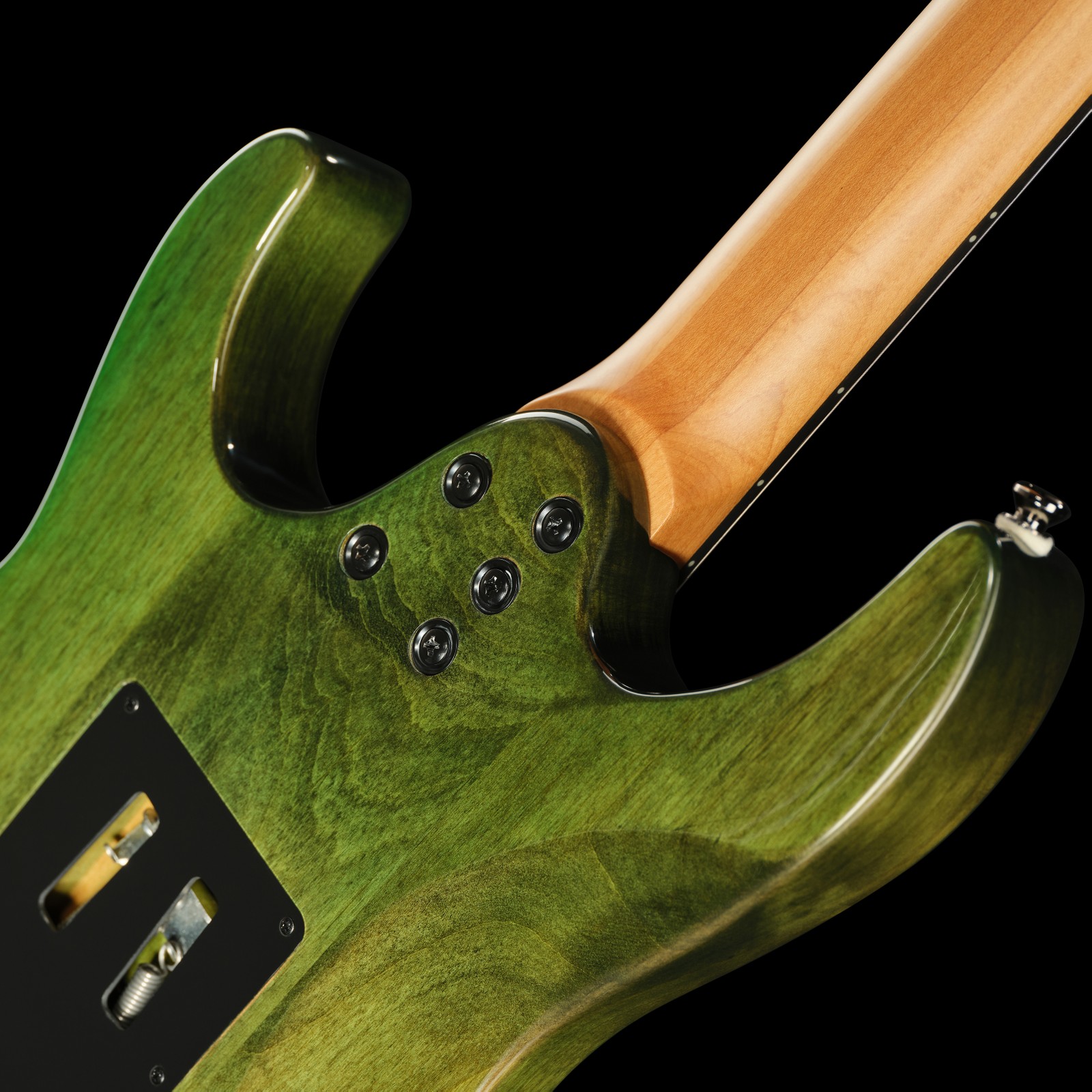 Rückseite der Kramer Guitars Volante Ql HHFR Ultramarine B
