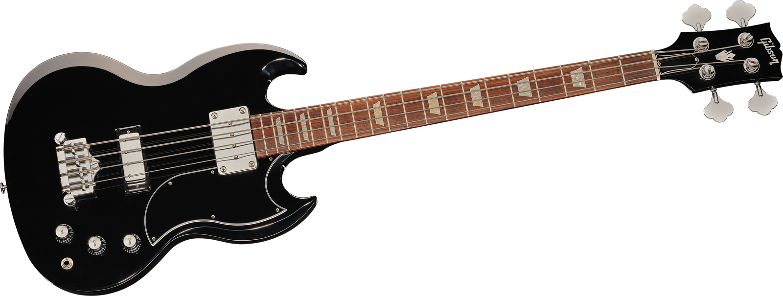 E-Bass Gibson SG Bass Ebony von vorne