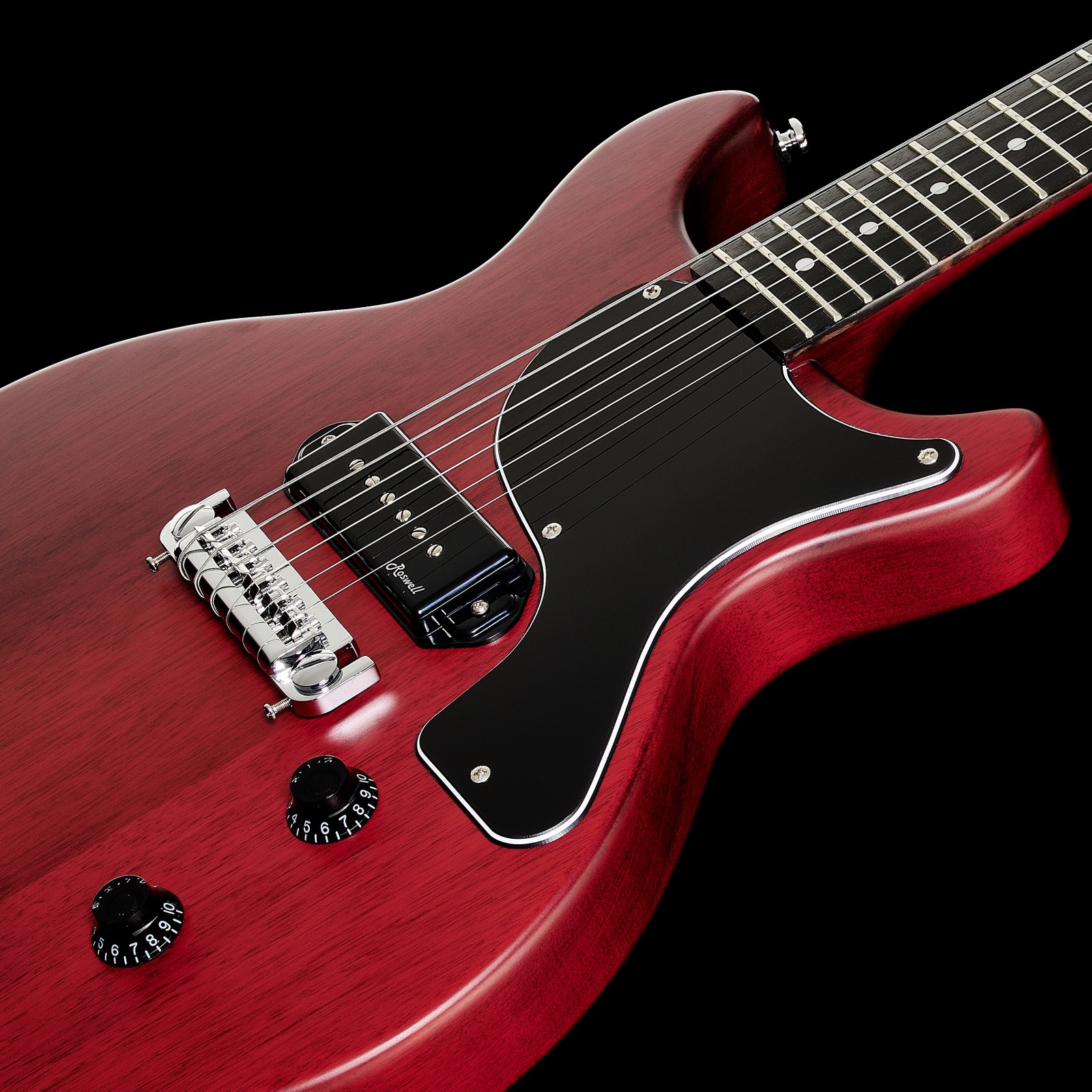 Decke der Harley Benton DC-Junior FAT Faded Cherry E-Gitarre