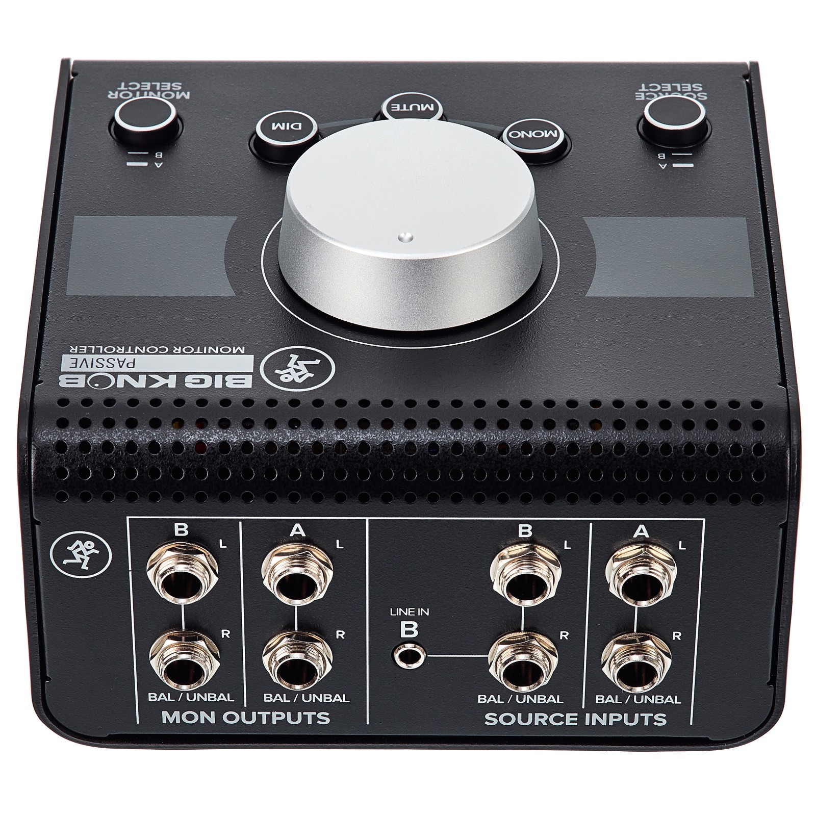I/O section of the Mackie Big Knob Passive monitor controller