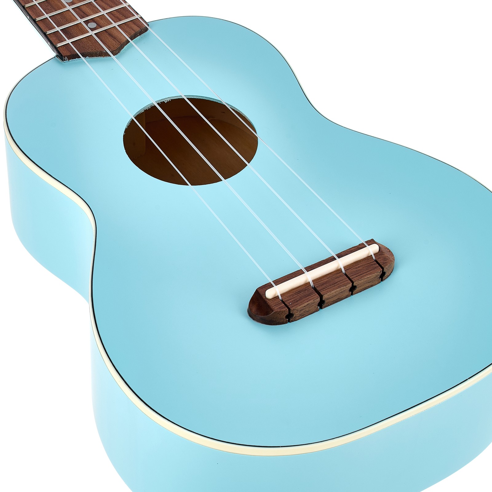 Closeup of the Fender Venice Soprano Ukulele DPB
