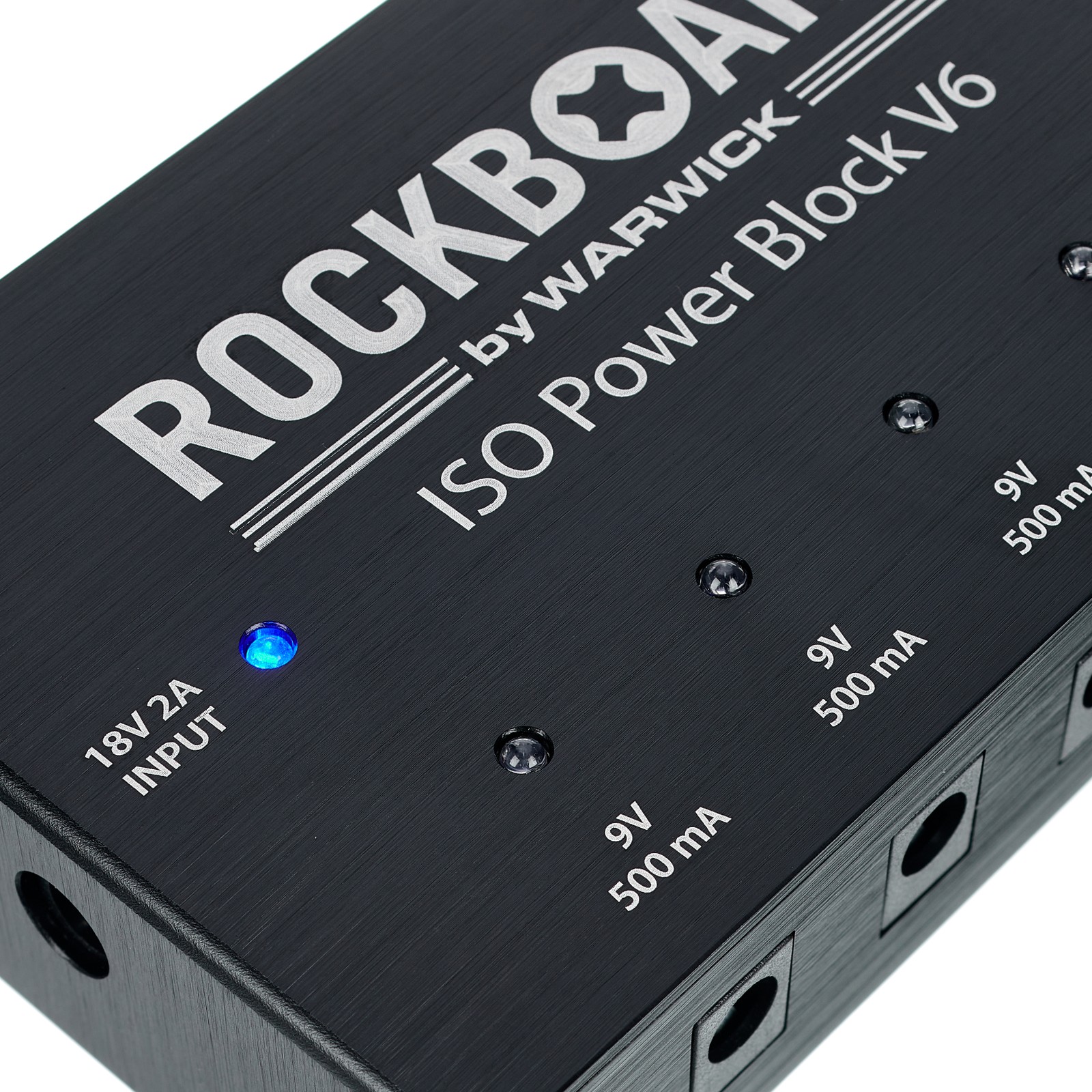 Detailansicht des Rockboard ISO Power Block V6 Multi-Netzteil für Effektgeräte