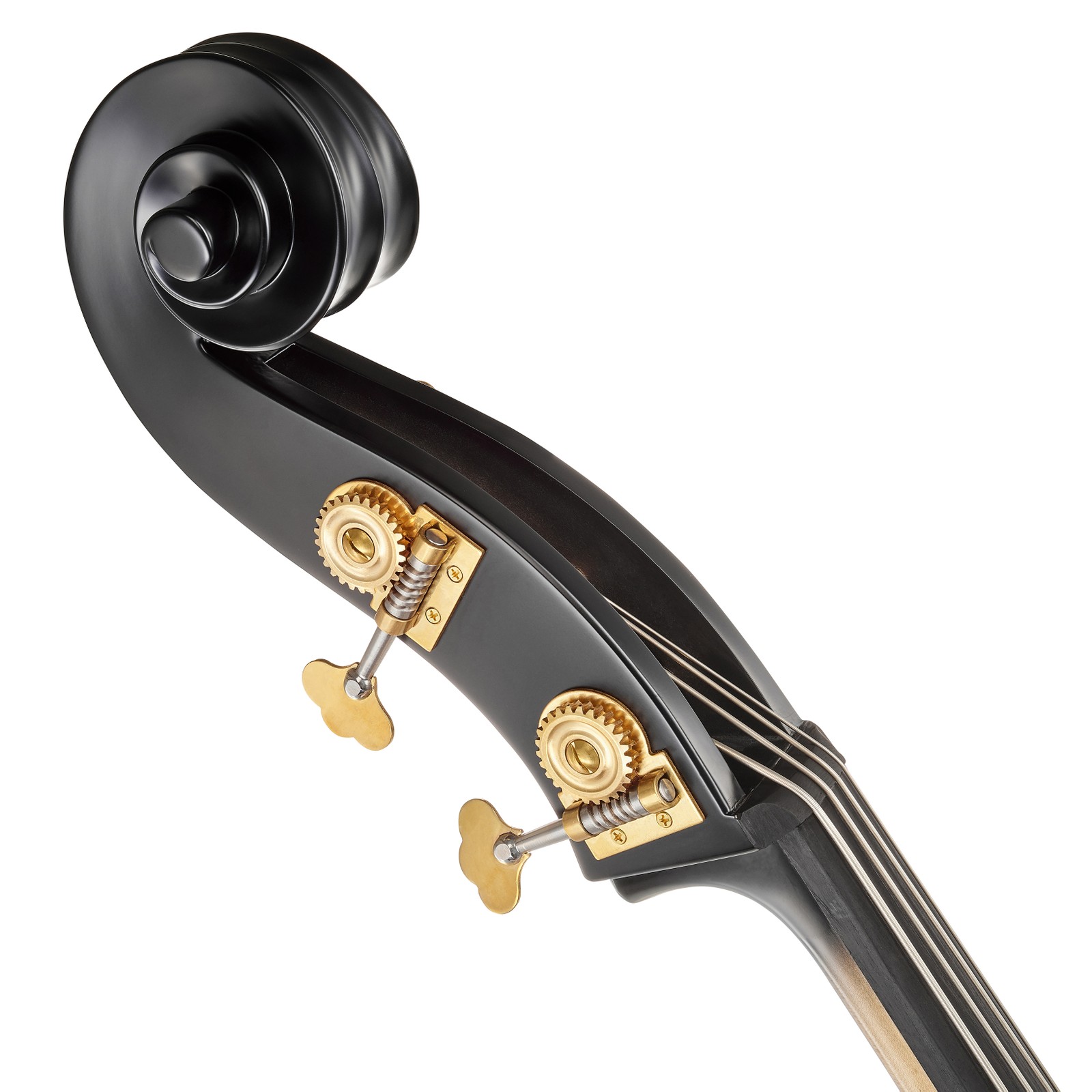 Headstock on the Harley Benton DB02-SB Electric Double Bass