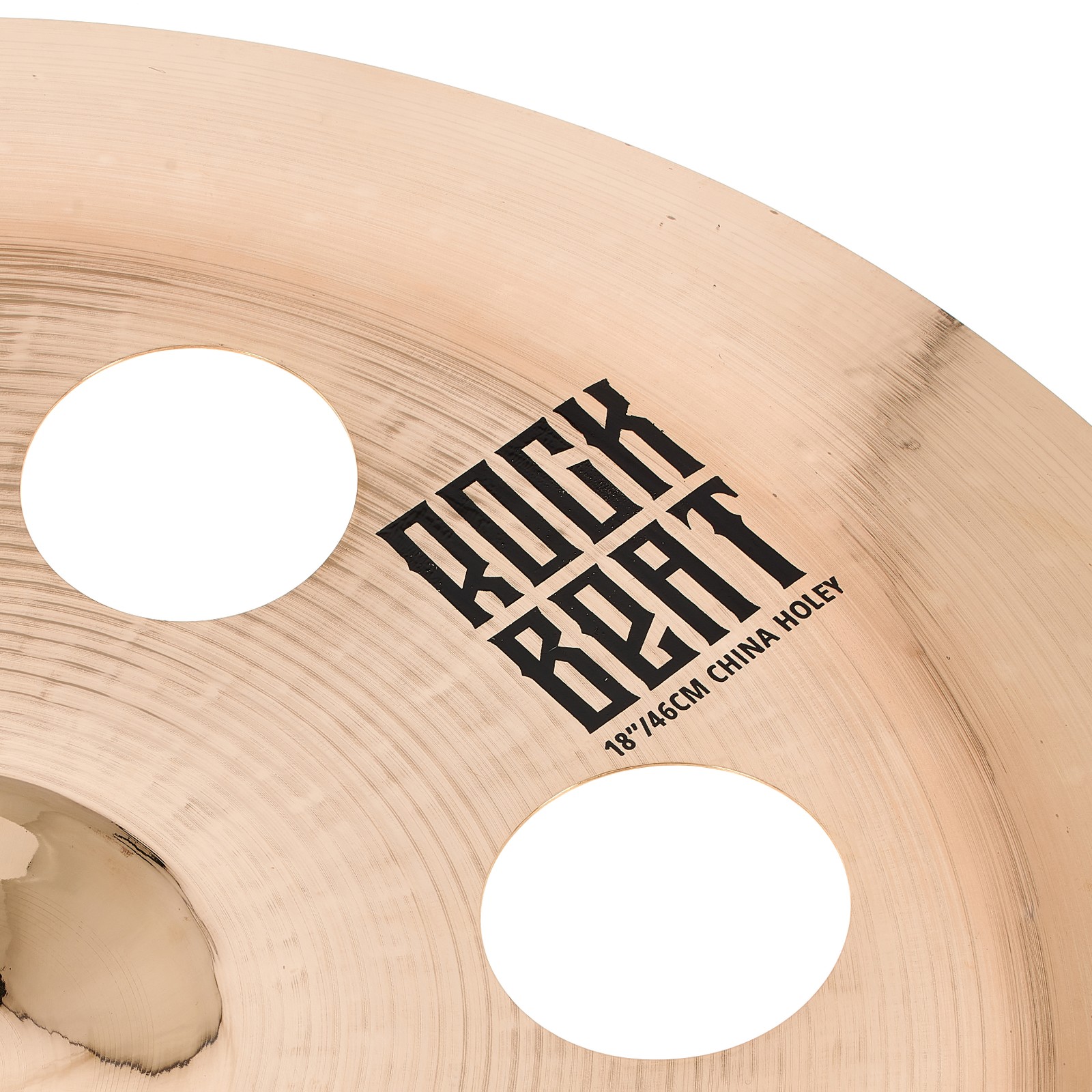 Detail of Zultan Rock Beat 18" China Holey