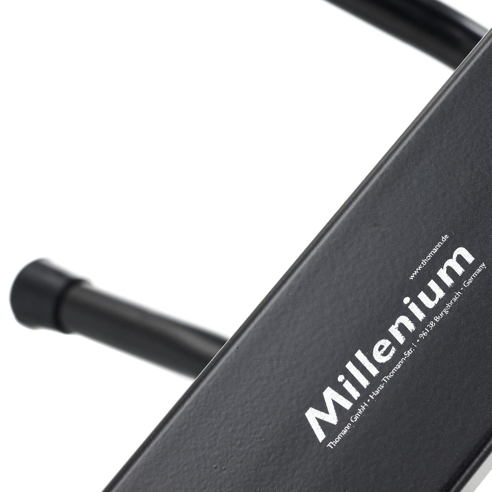 Manufacturer’s logo on the Millenium ST-95 standing aid