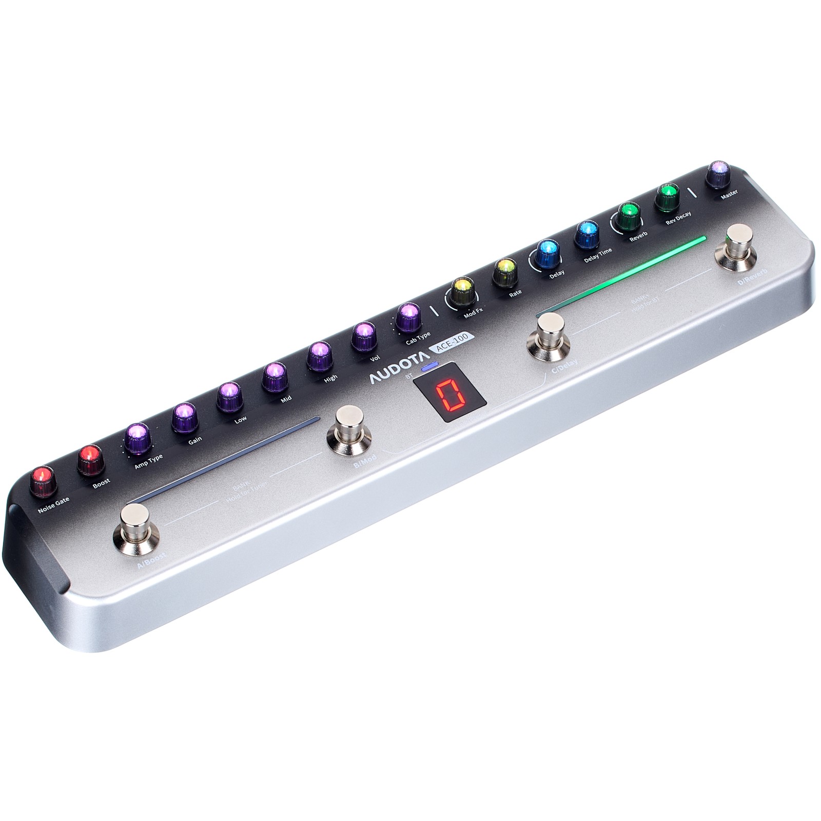 Vollansicht des Audota ACE-100 Combined Effects Pedal 