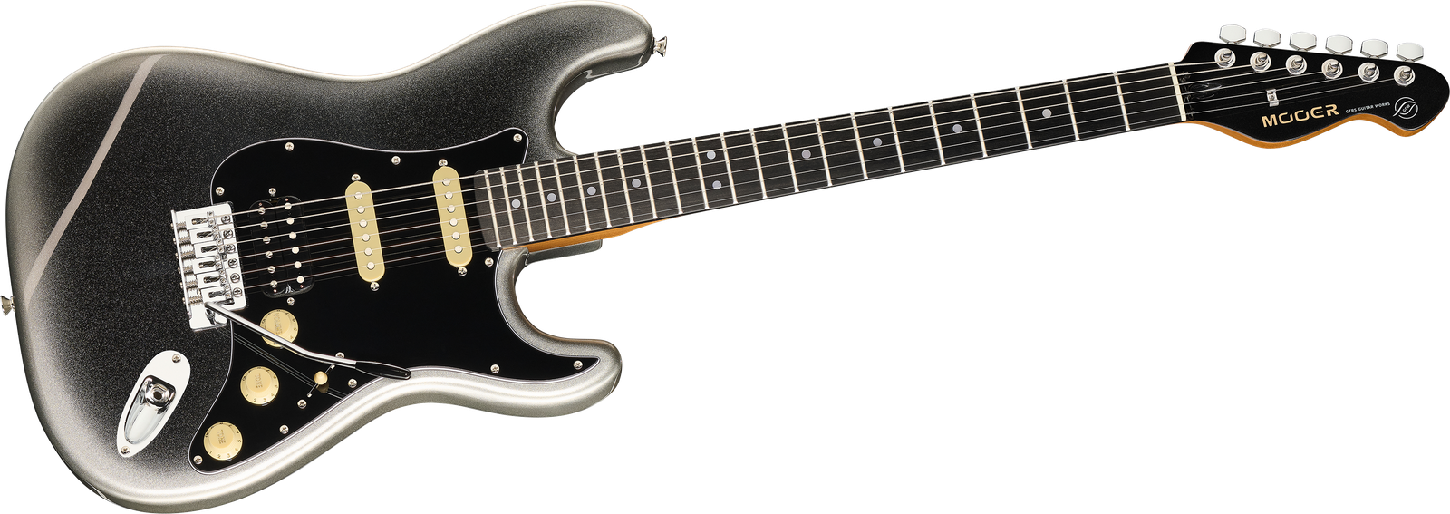 Mooer MSC10 Pro Guitar Dark Silver