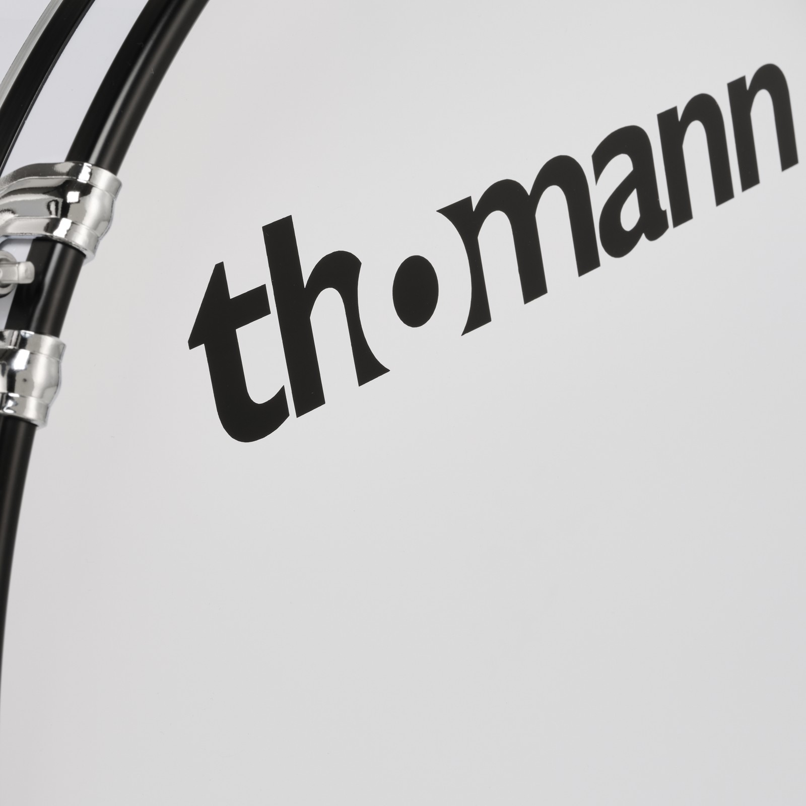 Thomann Logo auf dem Fell der BD2214 Marching Bass Drum
