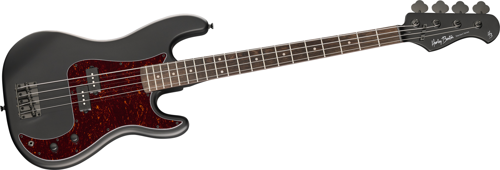front of the bass guitar Harley Benton PB-20 SBK