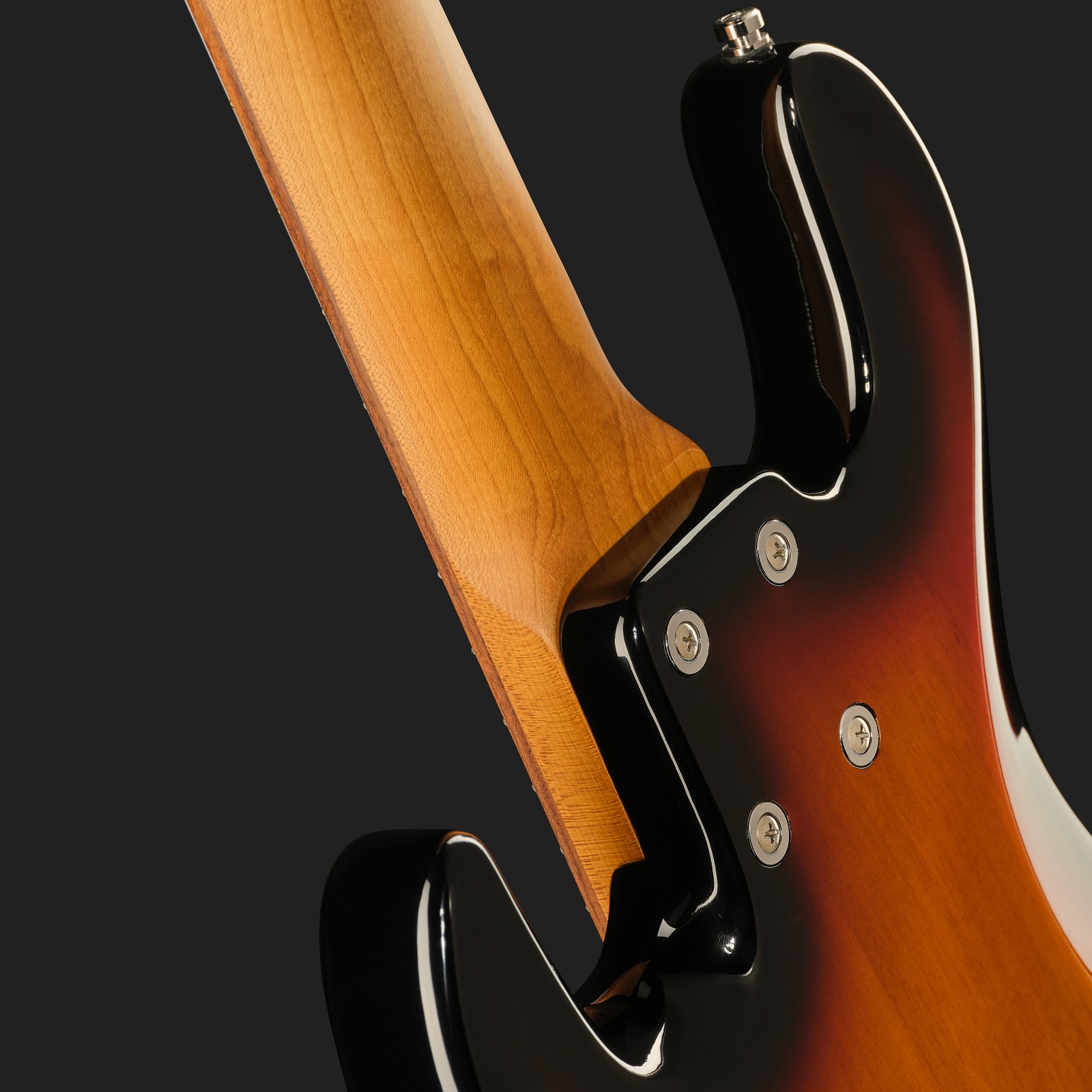 Sadowsky MetroExpress 21 Vintage JJ5 Morado Tobacco Sunburst, five-string bass, rear view
