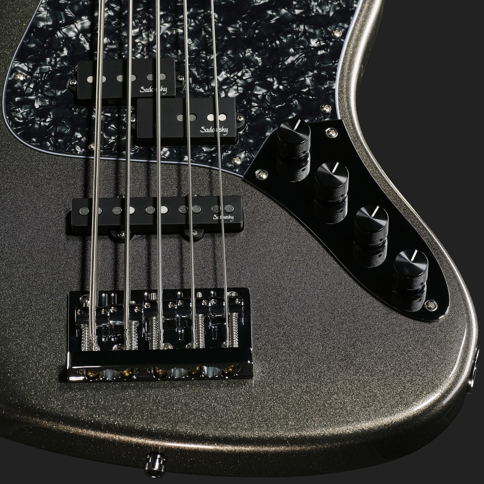 Sadowsky MetroExp 21 HybPJ 5 Morado SIL, five-string bass guitar