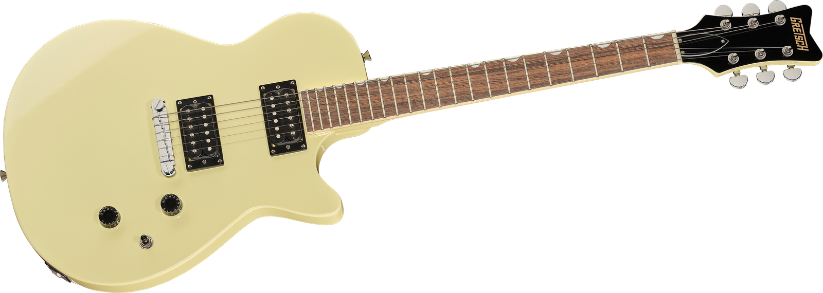 Gretsch STRML JET CLB AGD WHT E-Gitarre