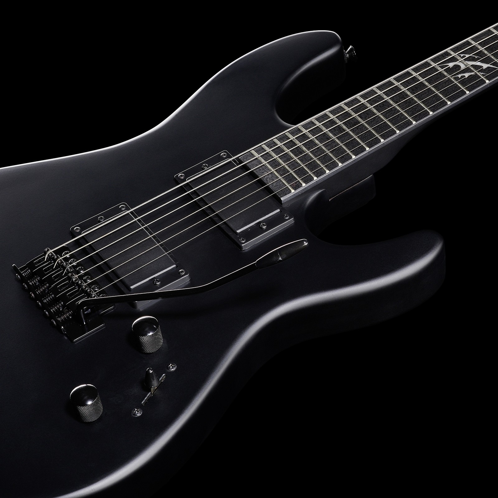Détail du Harley Benton HWY-25BKS Progressive Series Guitare électrique