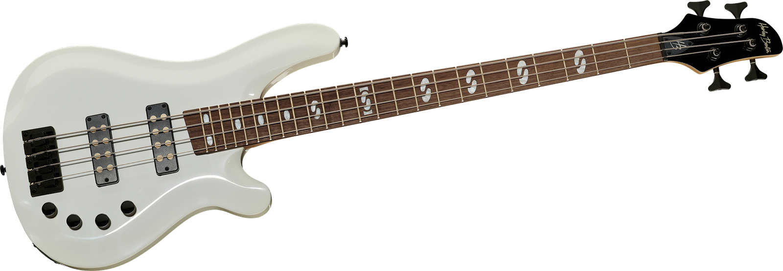 Harley Benton B-450 White Progressive Serie