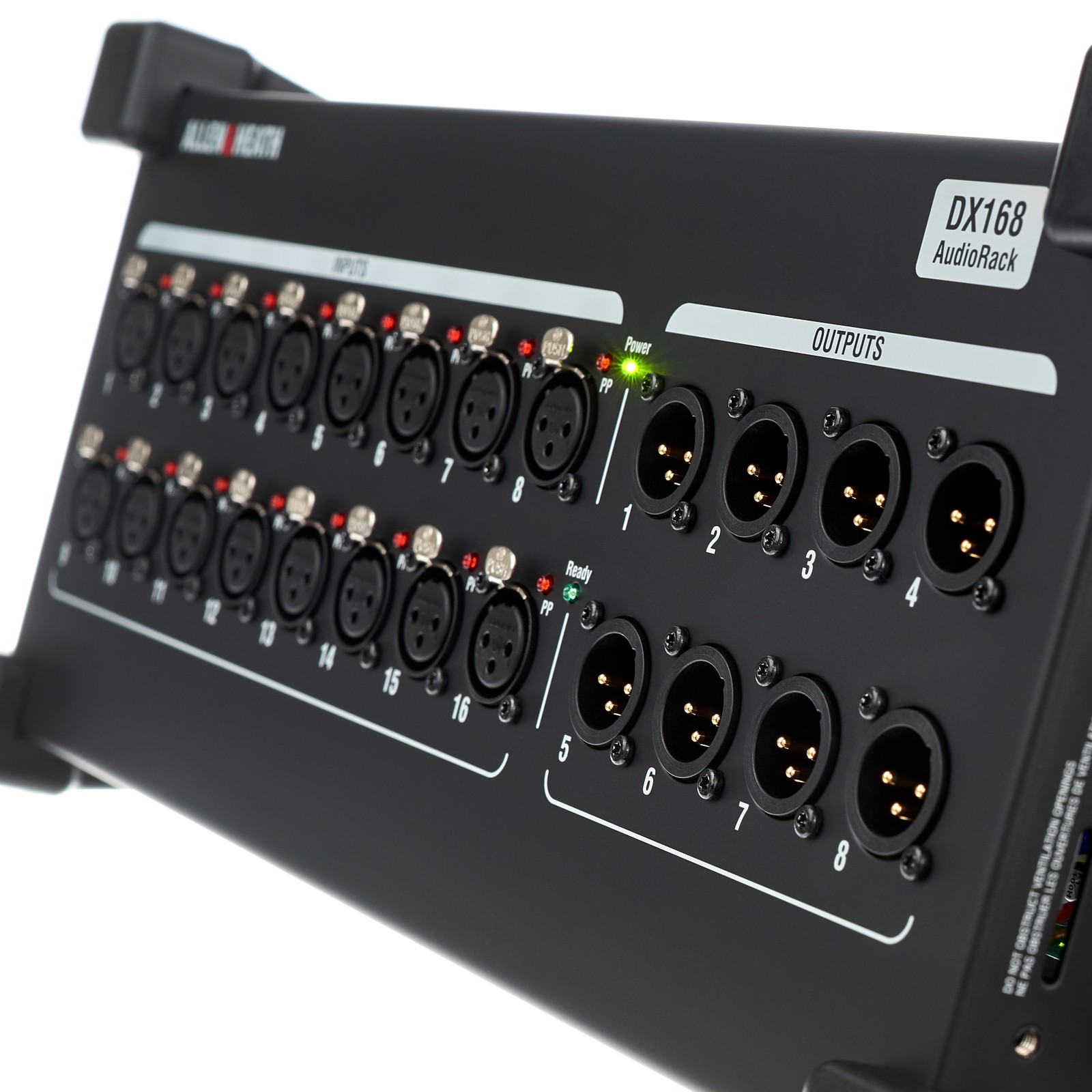 Anschlüsse des ALLEN & HEATH DX168/X Audio Rack