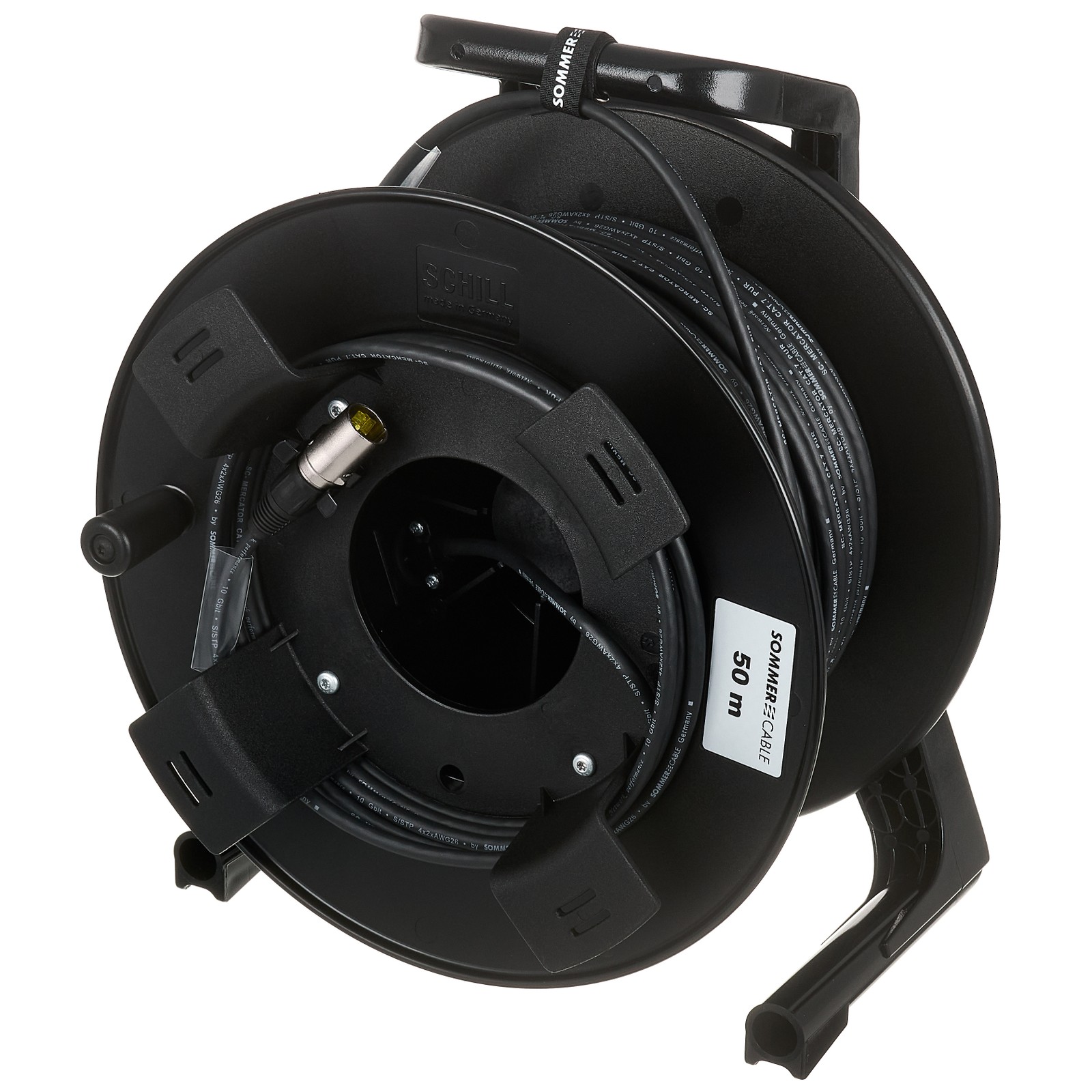Sommer Cable CAT7 PUR Black Kabeltrommel
